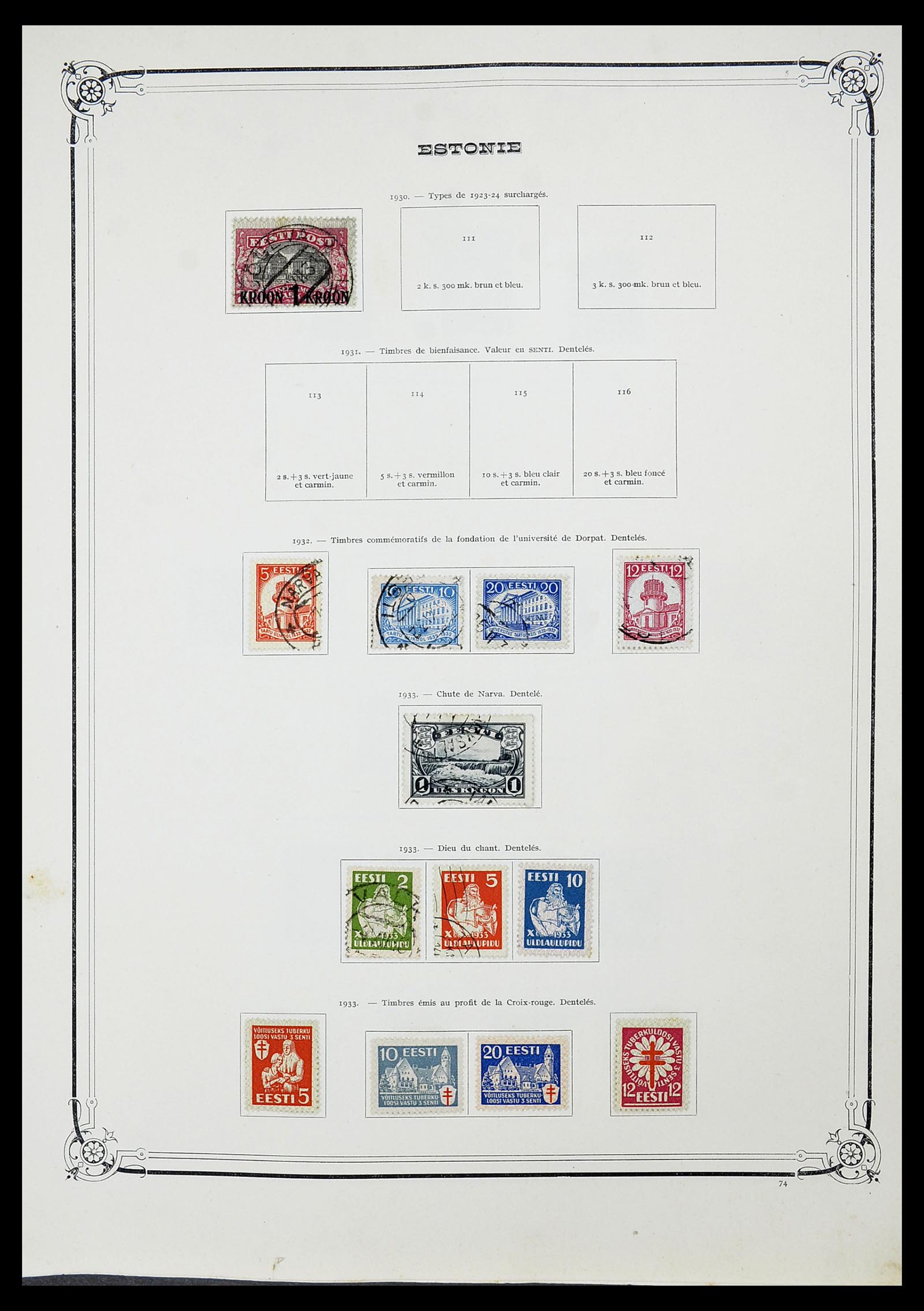 34698 041 - Postzegelverzameling 34698 Europa 1850-1950.