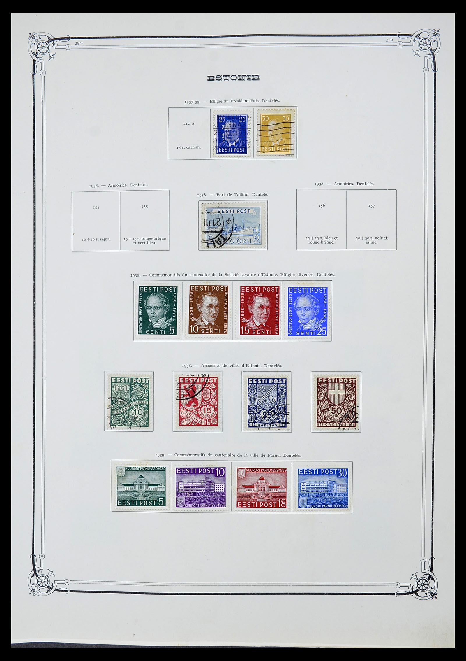 34698 043 - Postzegelverzameling 34698 Europa 1850-1950.