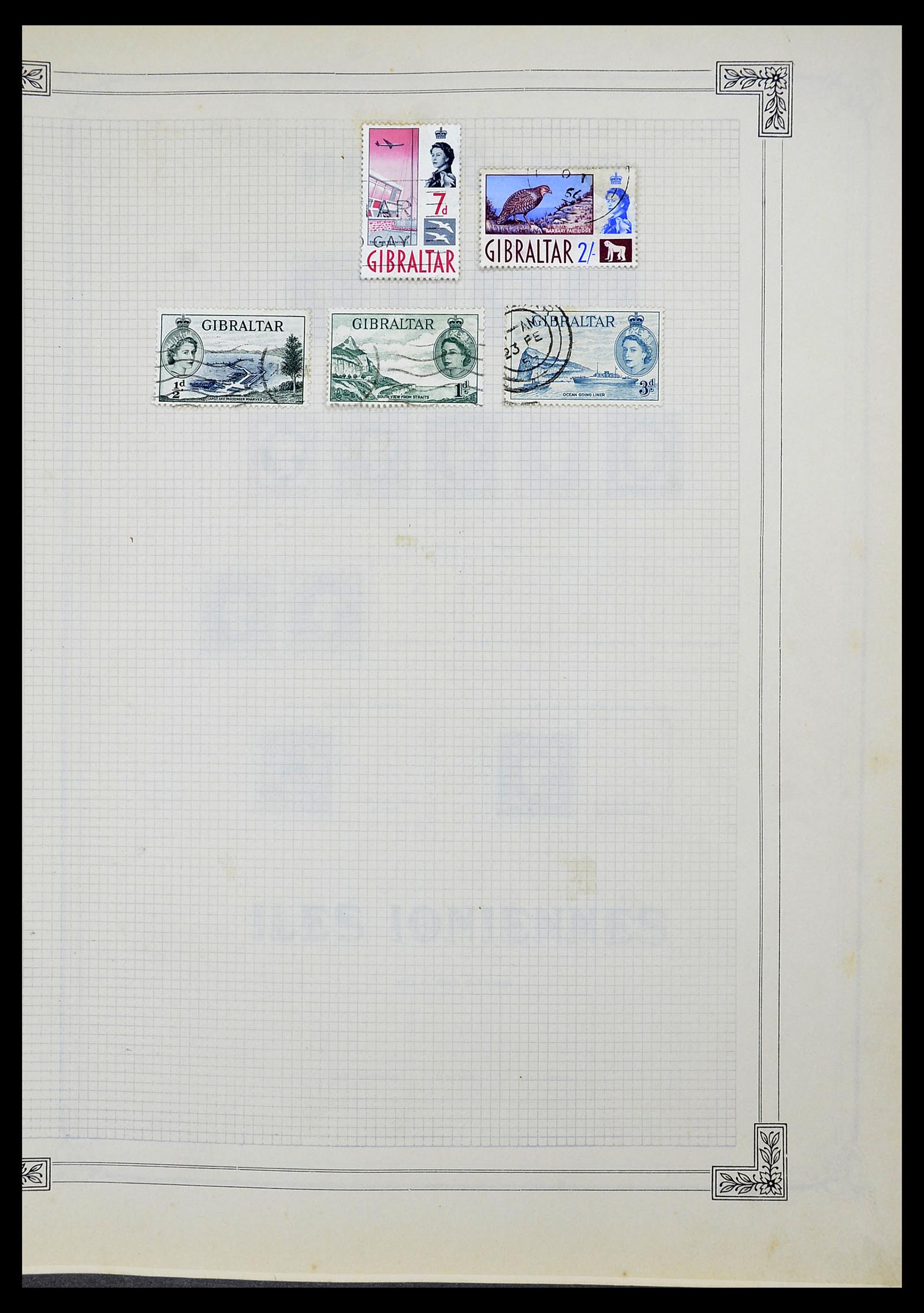 34698 048 - Postzegelverzameling 34698 Europa 1850-1950.