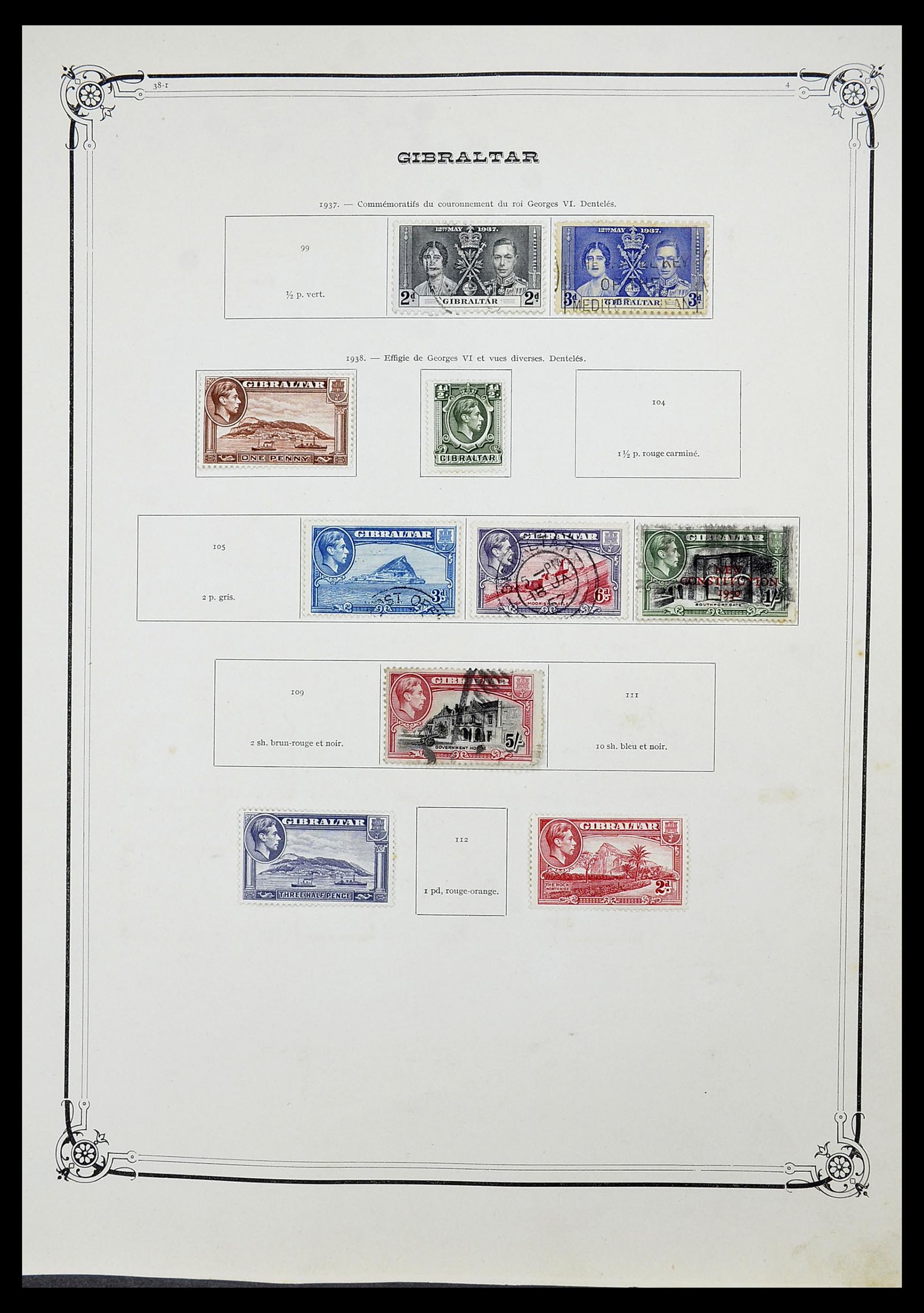 34698 049 - Postzegelverzameling 34698 Europa 1850-1950.