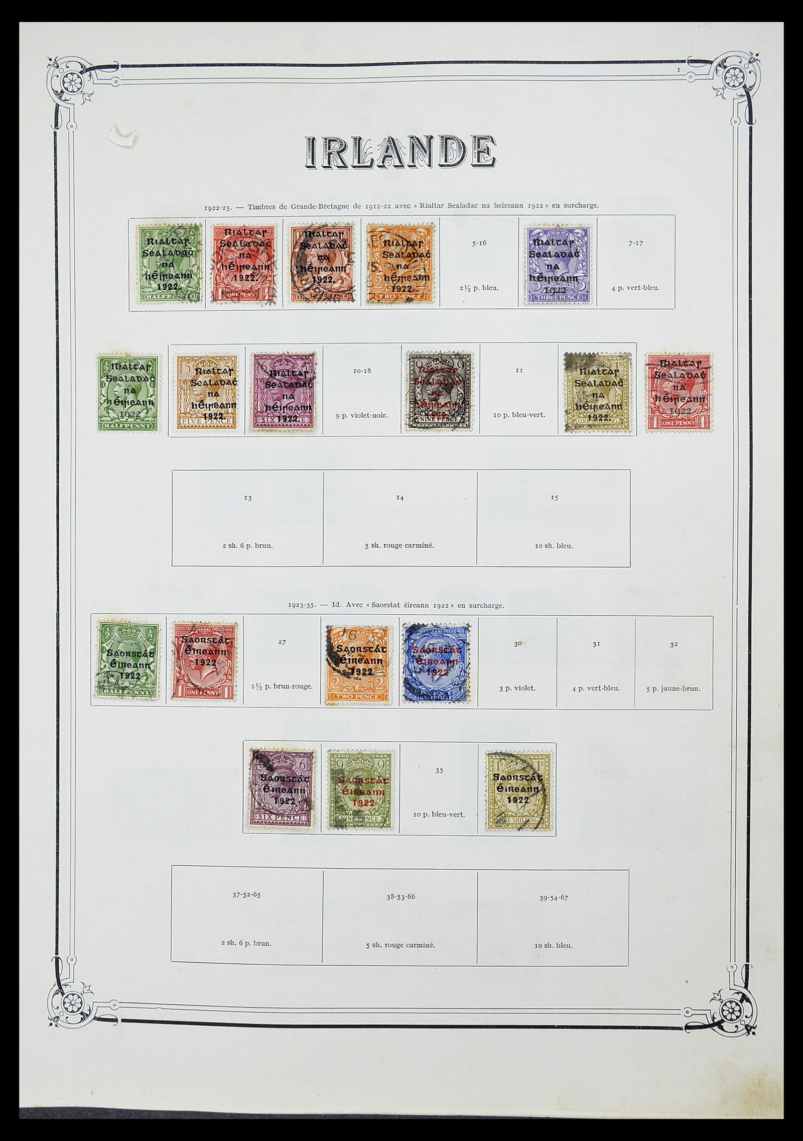 34698 051 - Postzegelverzameling 34698 Europa 1850-1950.