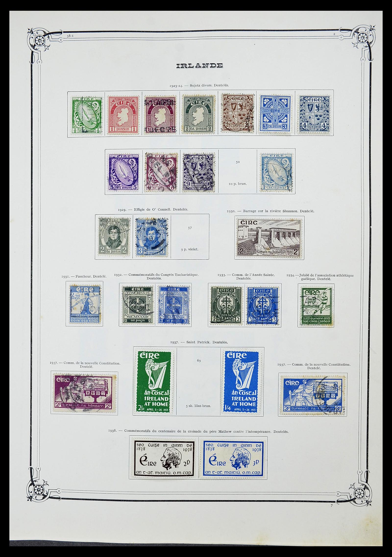 34698 052 - Postzegelverzameling 34698 Europa 1850-1950.