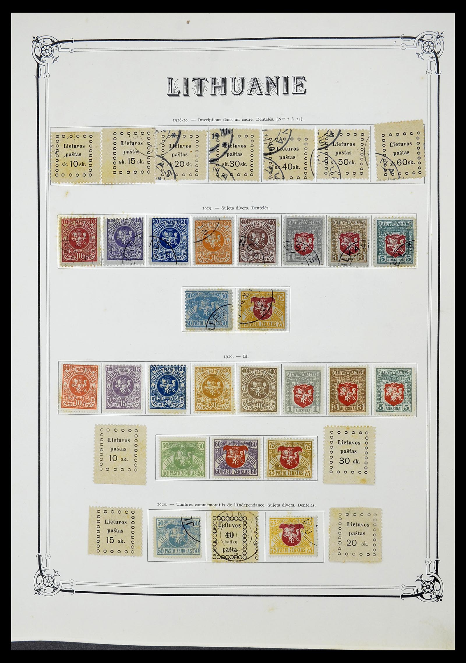 34698 067 - Stamp Collection 34698 Europe 1850-1950.