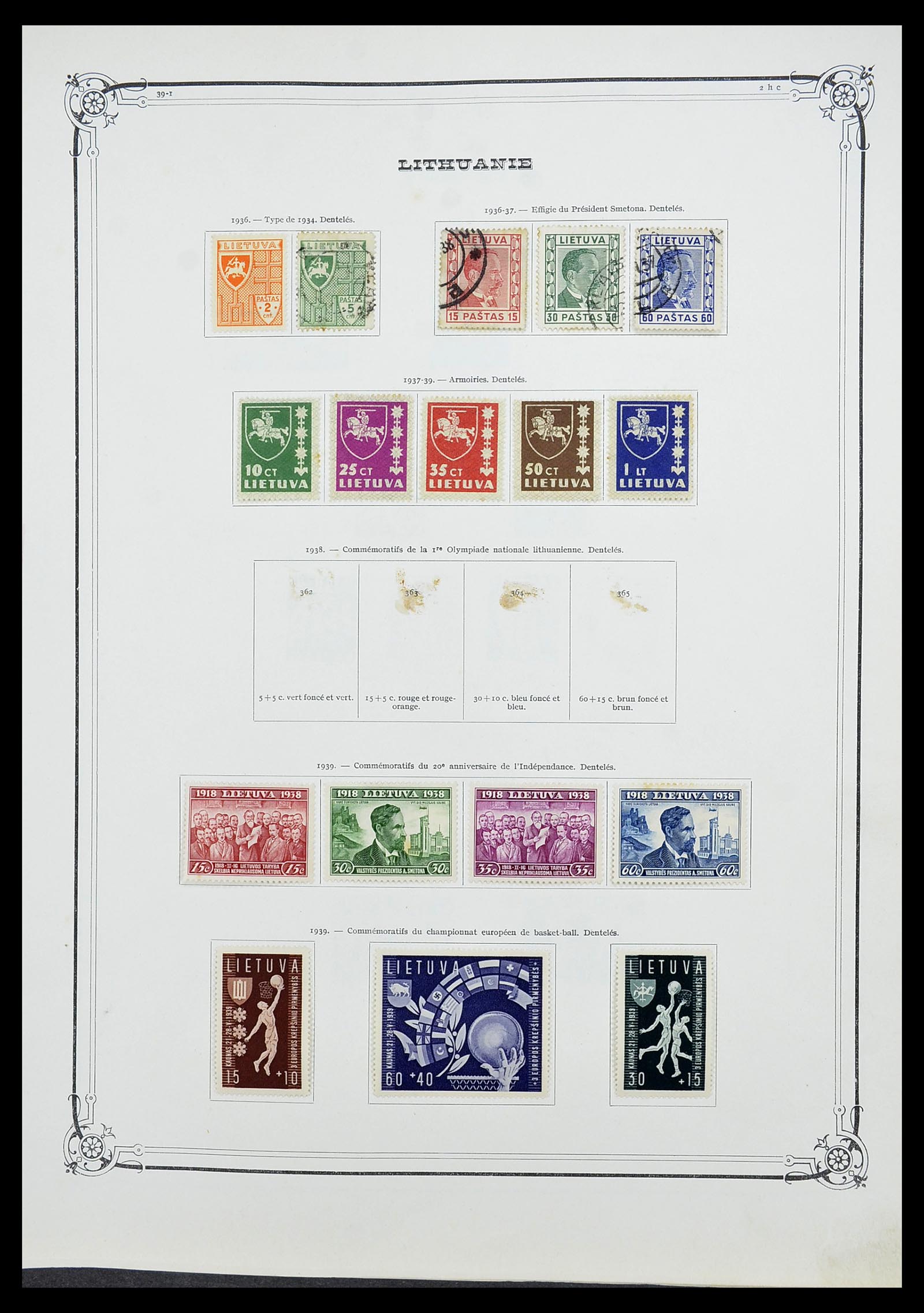 34698 076 - Stamp Collection 34698 Europe 1850-1950.