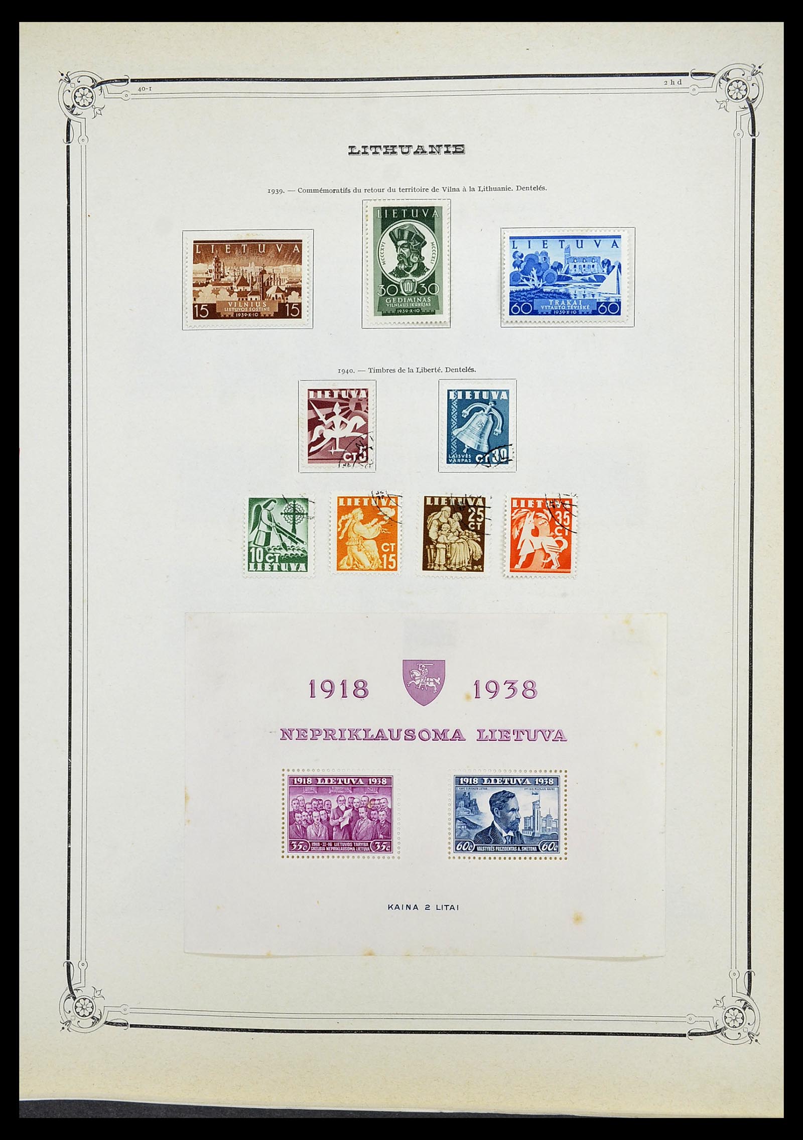 34698 077 - Stamp Collection 34698 Europe 1850-1950.