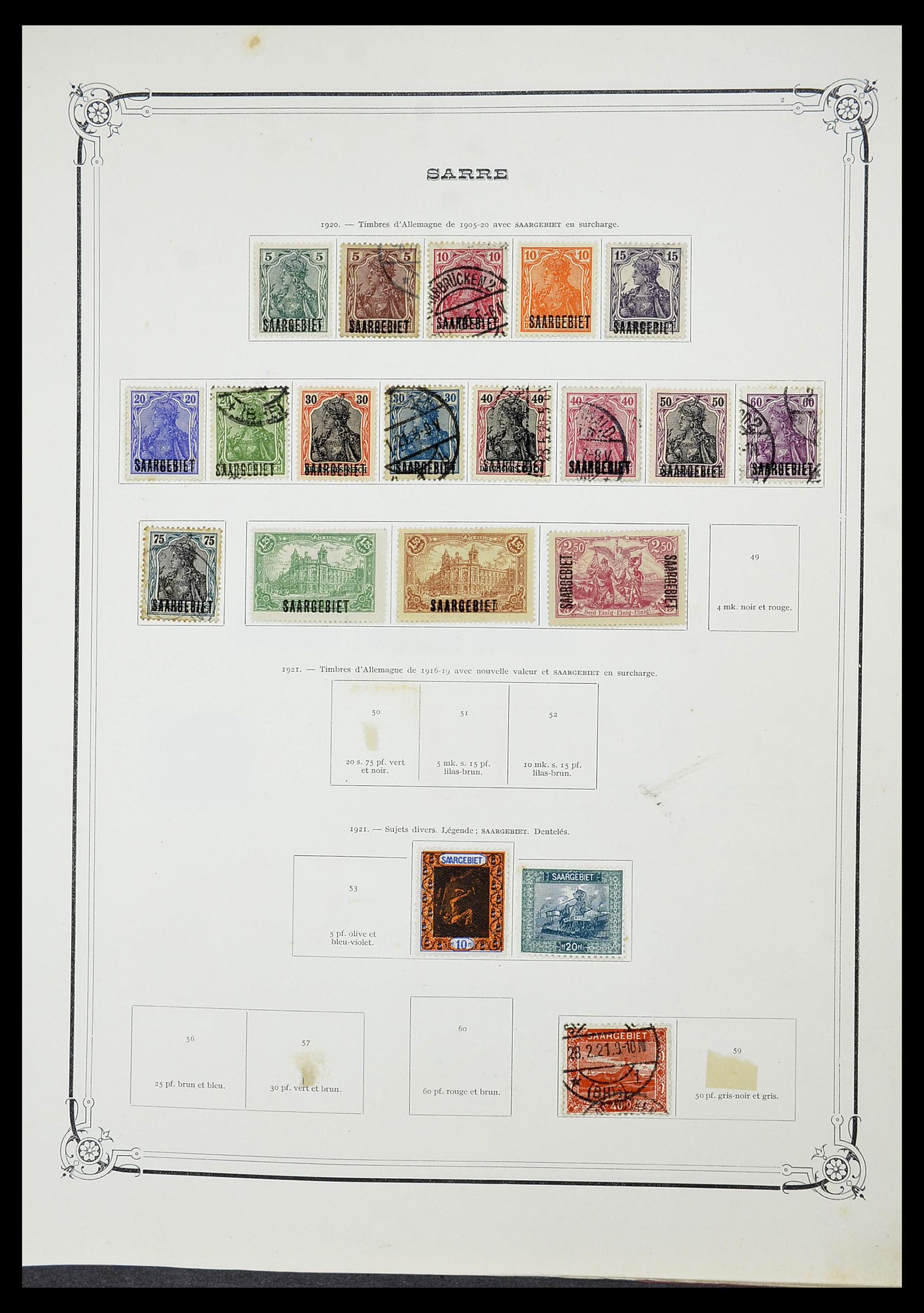 34698 098 - Stamp Collection 34698 Europe 1850-1950.