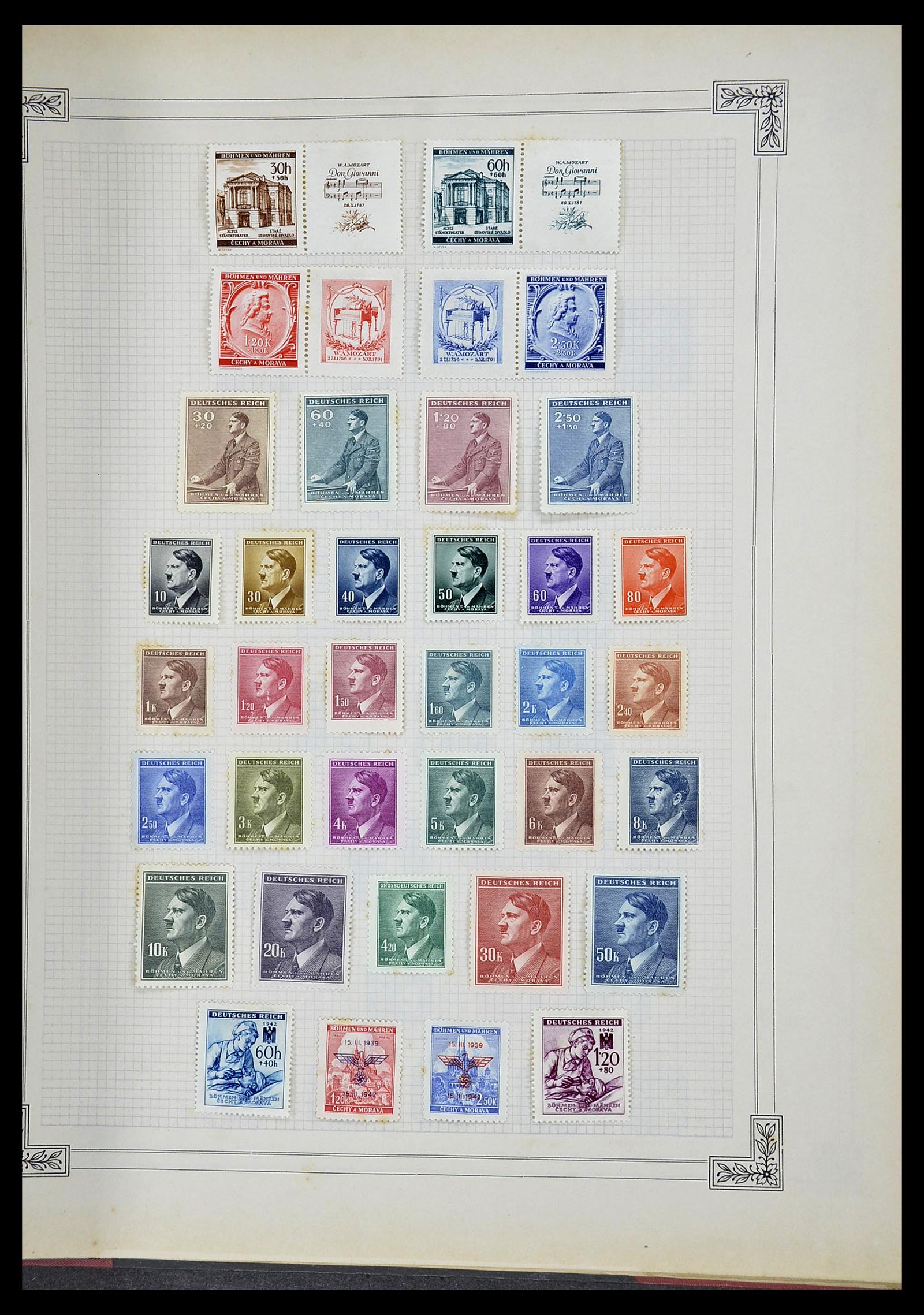 34698 145 - Postzegelverzameling 34698 Europa 1850-1950.