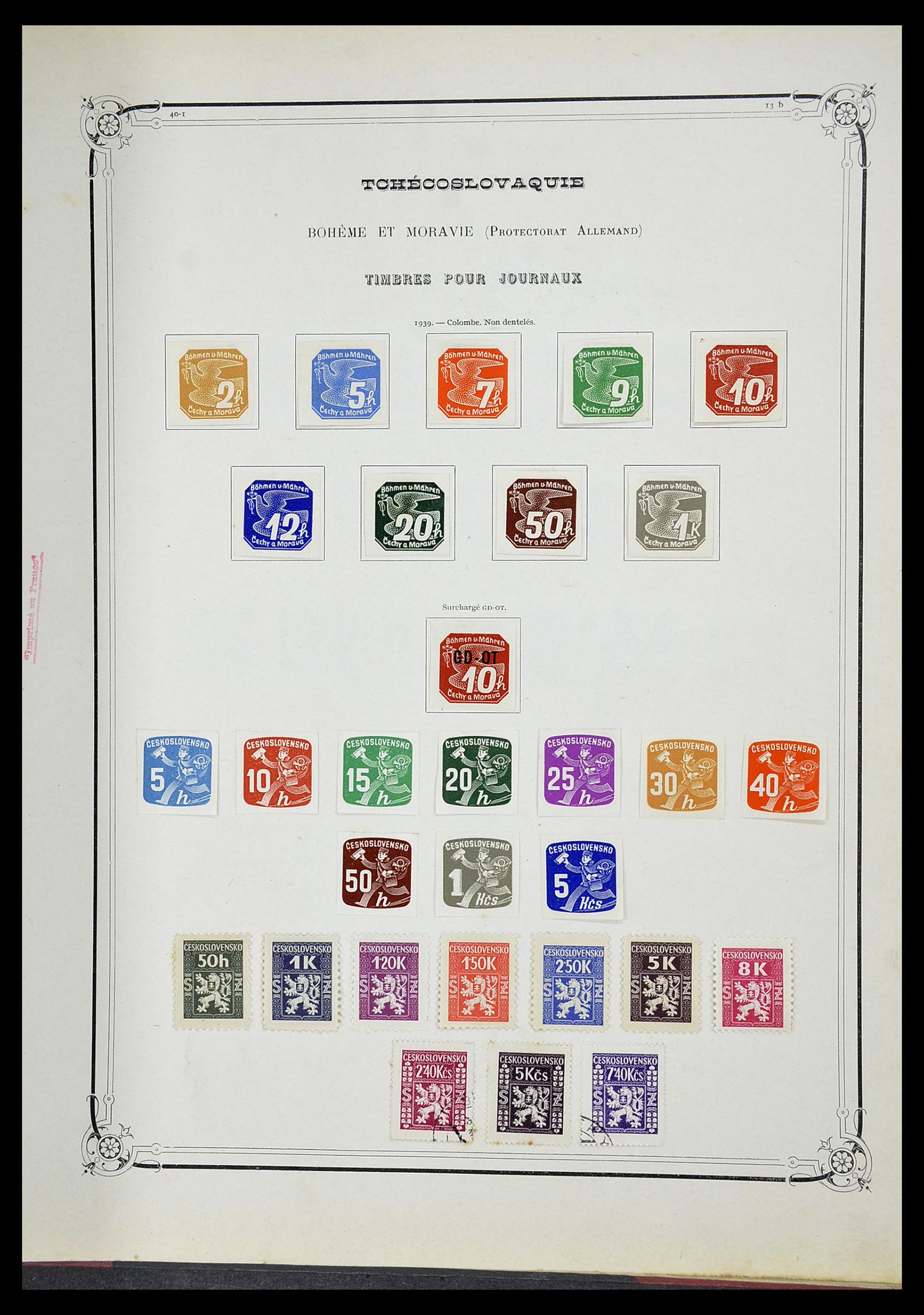 34698 147 - Postzegelverzameling 34698 Europa 1850-1950.