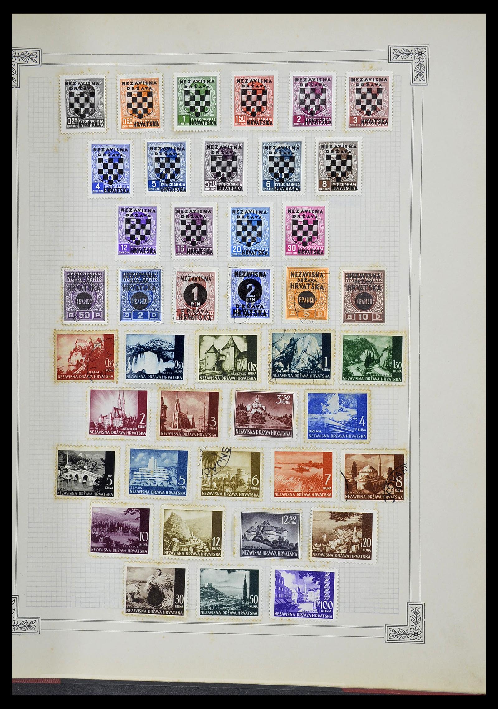 34698 150 - Postzegelverzameling 34698 Europa 1850-1950.