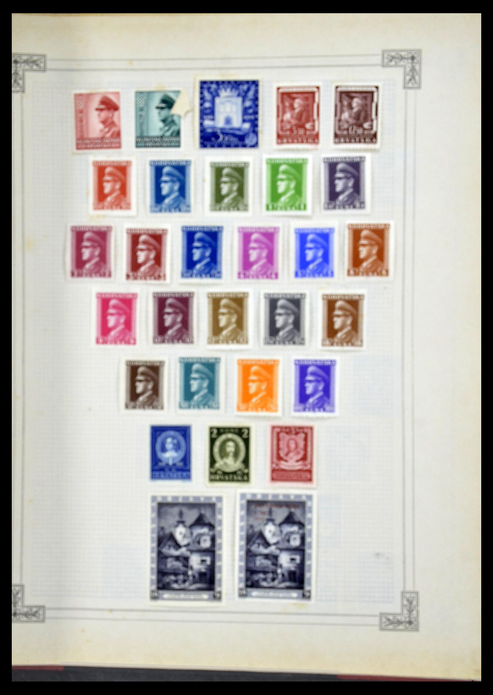 34698 152 - Postzegelverzameling 34698 Europa 1850-1950.