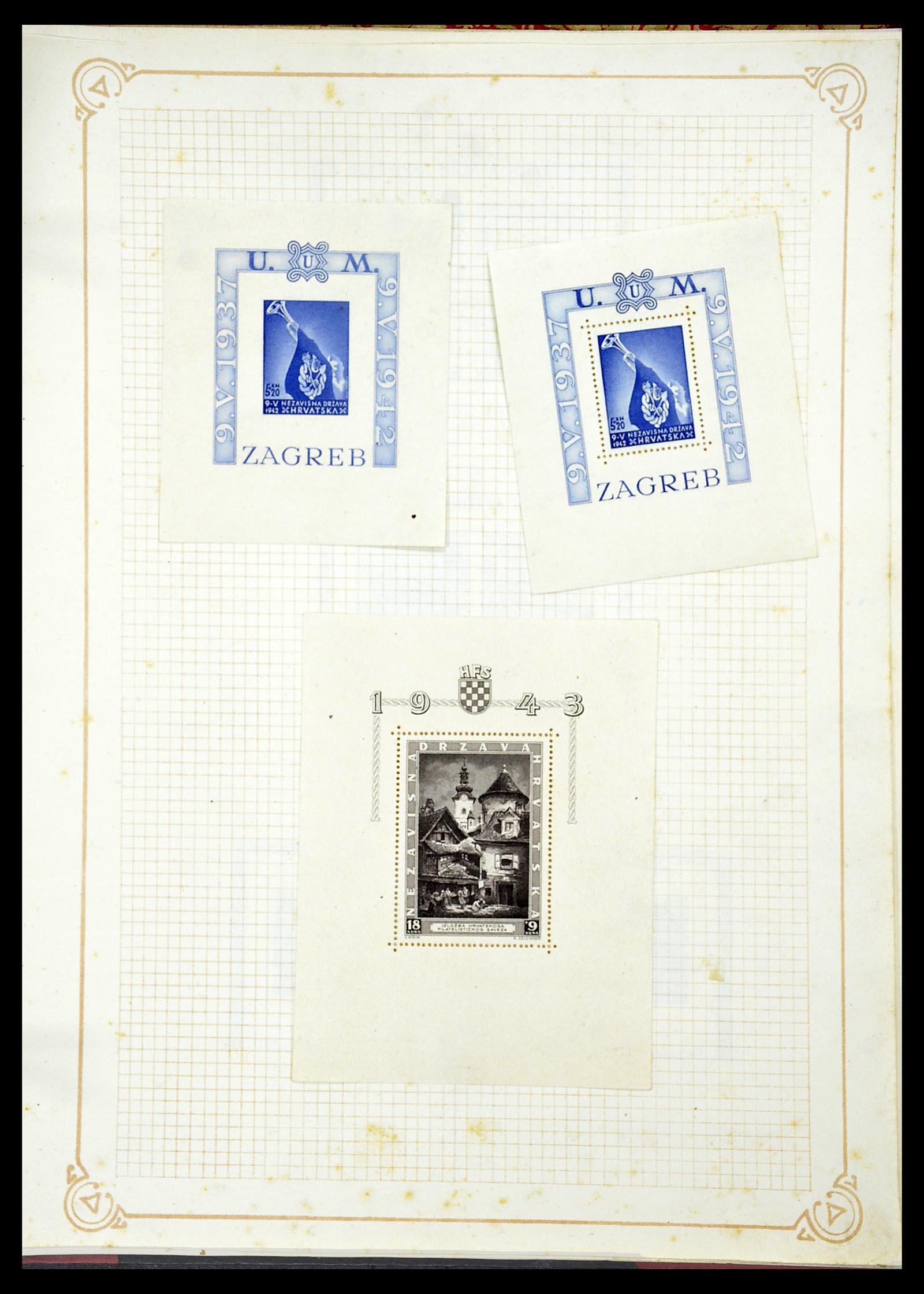 34698 155 - Postzegelverzameling 34698 Europa 1850-1950.