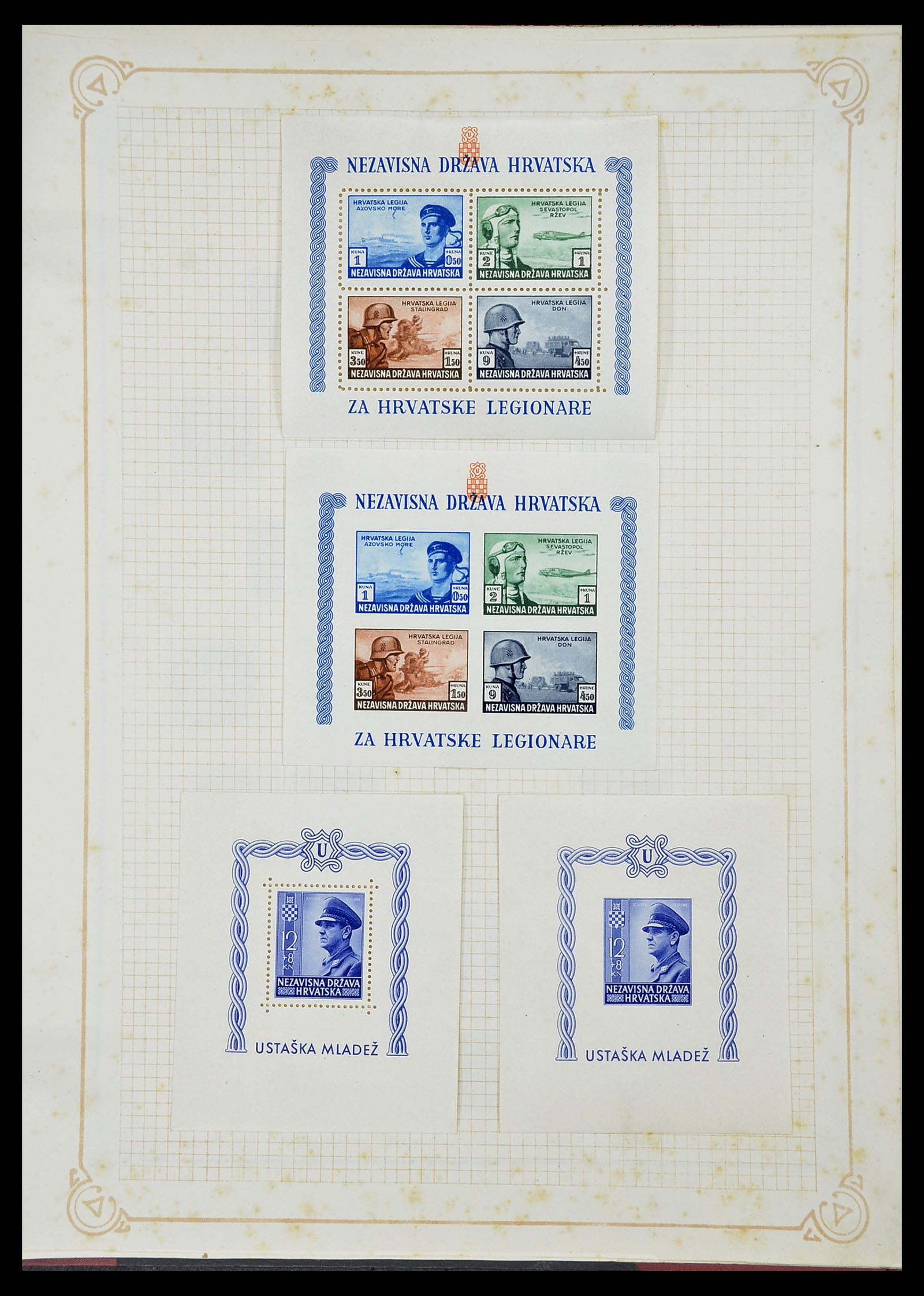 34698 156 - Postzegelverzameling 34698 Europa 1850-1950.