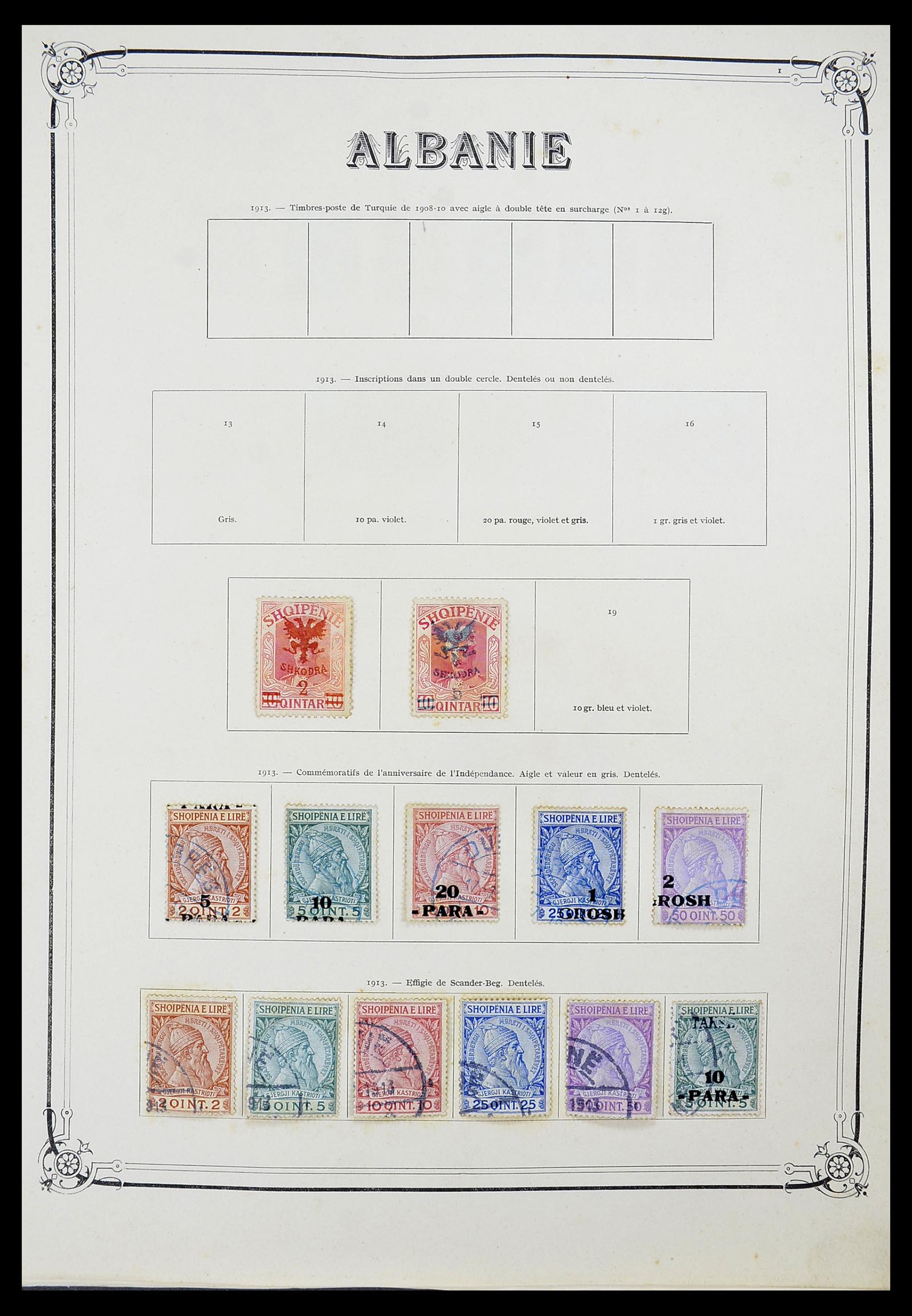 34698 163 - Postzegelverzameling 34698 Europa 1850-1950.