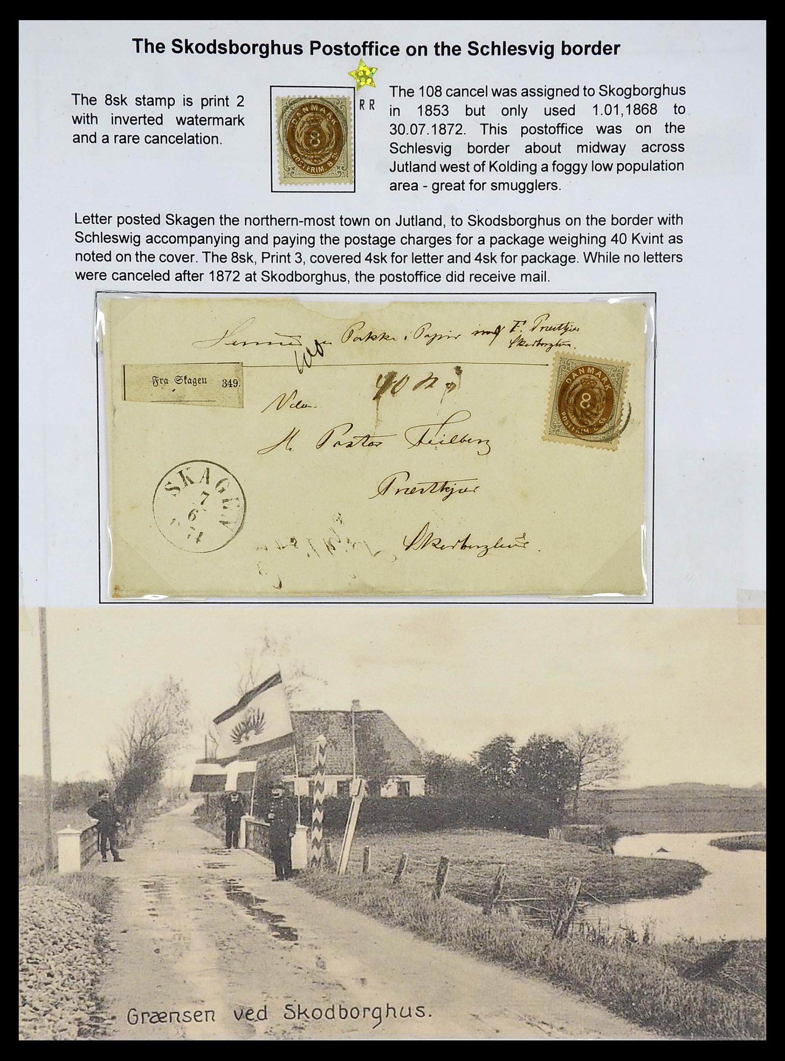 34700 051 - Postzegelverzameling 34700 Denemarken superverzameling 1864-1874.