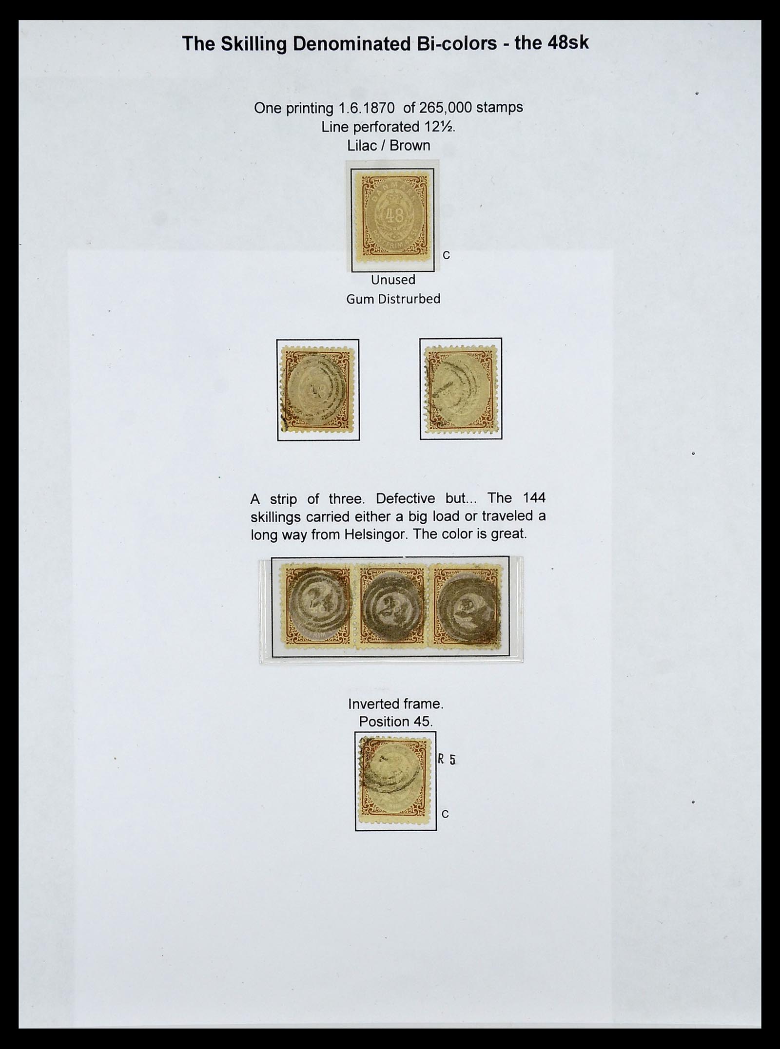 34700 053 - Stamp Collection 34700 Denmark supercollection 1864-1874.