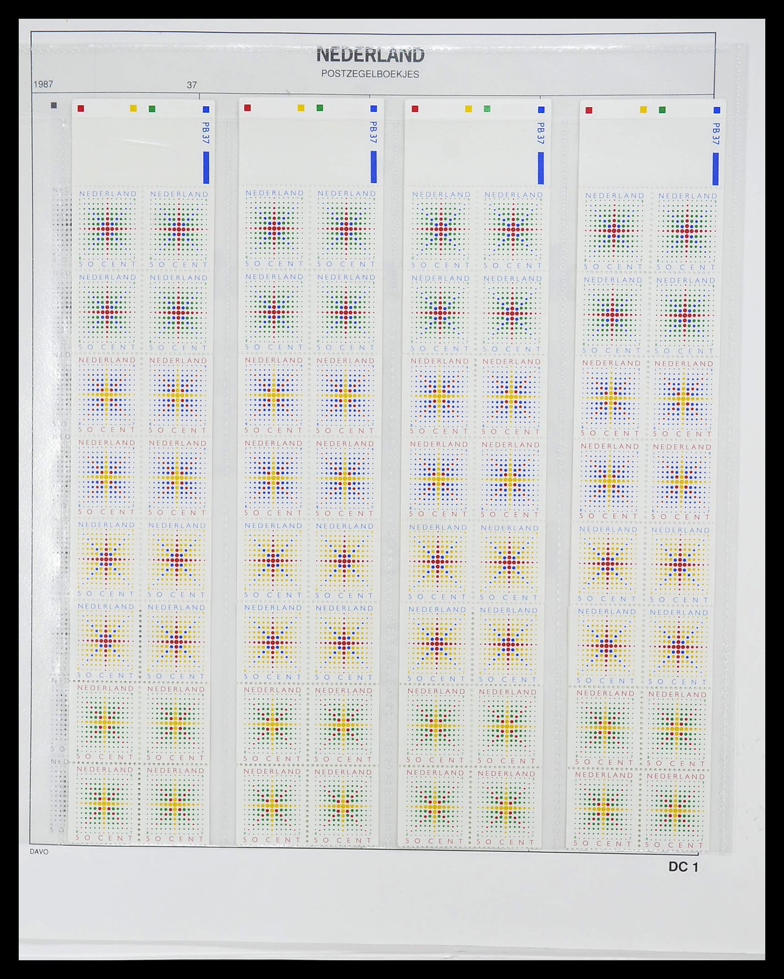 34701 001 - Postzegelverzameling 34701 Nederland postzegelboekjes 1964-2001.