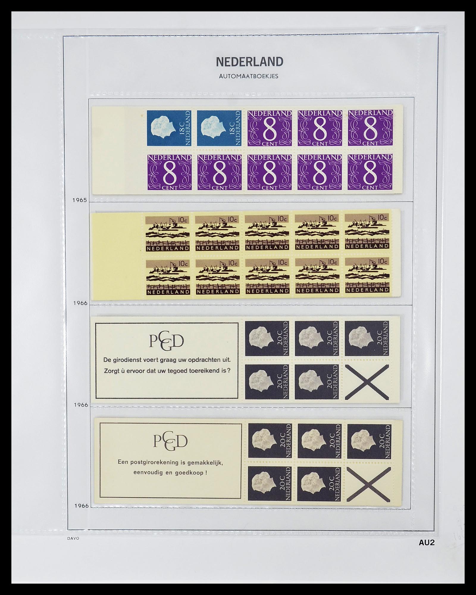 34701 003 - Stamp Collection 34701 Netherlands stamp booklets 1964-2001.