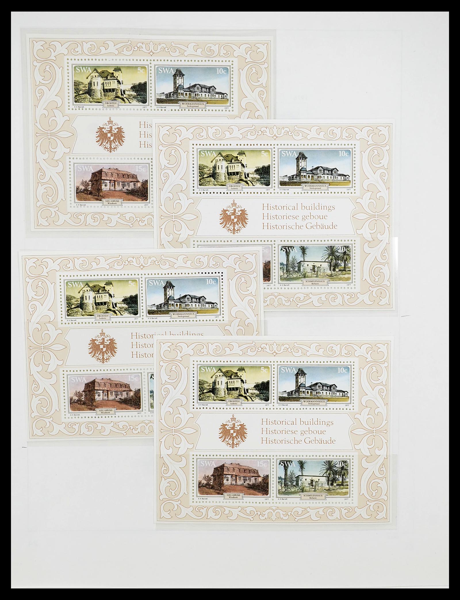 34702 014 - Postzegelverzameling 34702 Zuidwest Afrika/Namibië 1952-2000.