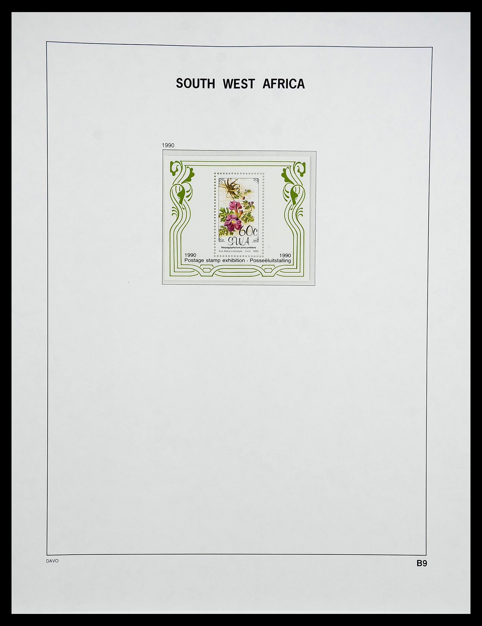 34702 051 - Postzegelverzameling 34702 Zuidwest Afrika/Namibië 1952-2000.