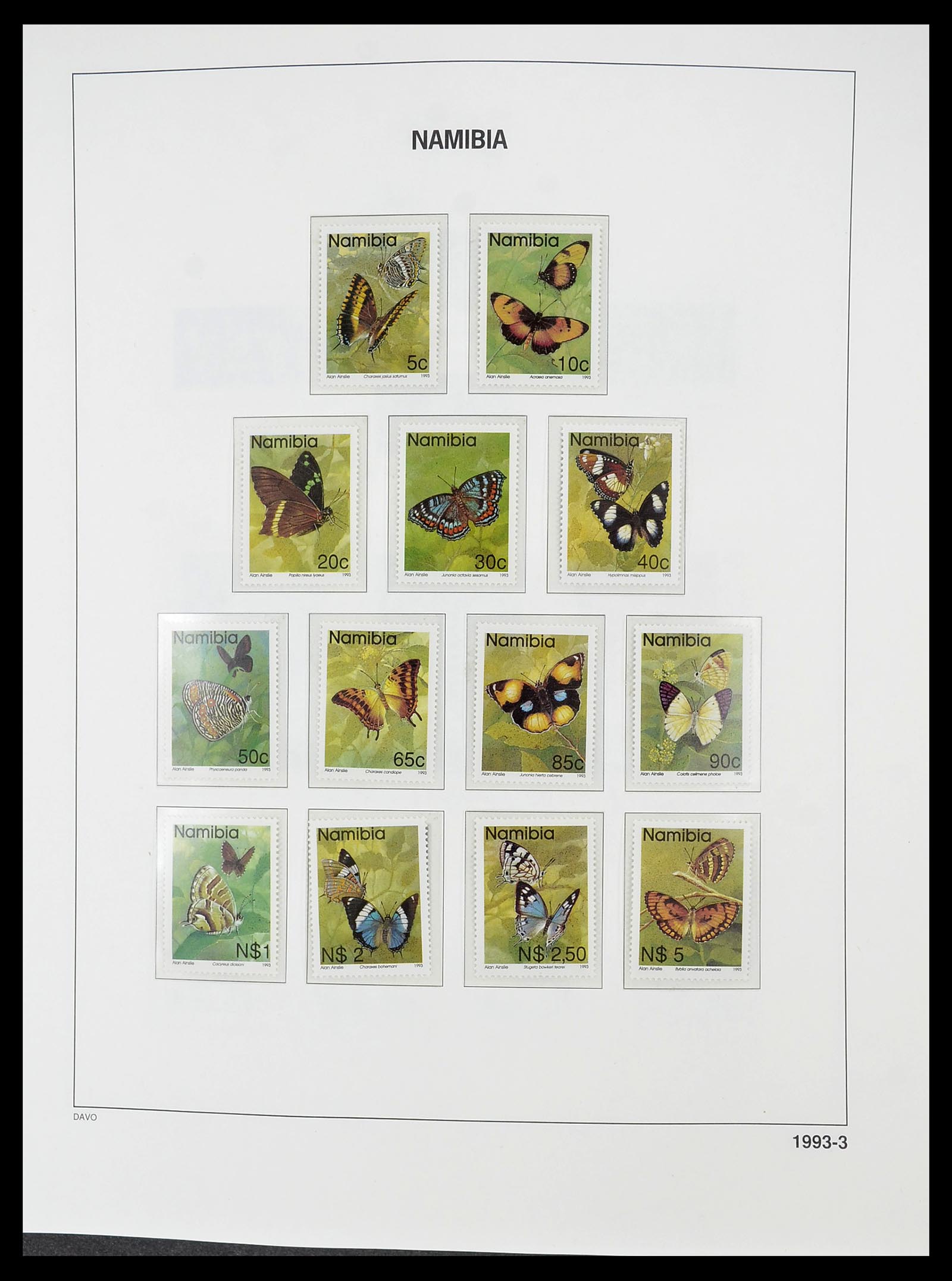 34702 061 - Postzegelverzameling 34702 Zuidwest Afrika/Namibië 1952-2000.