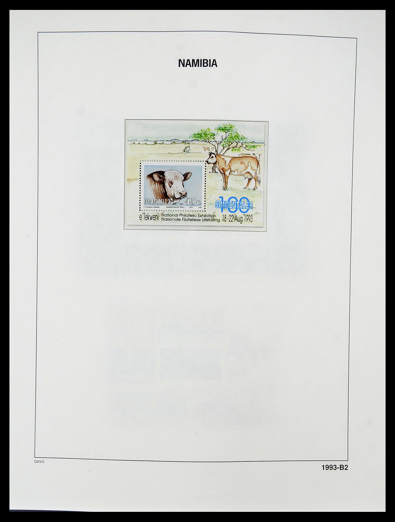 34702 084 - Postzegelverzameling 34702 Zuidwest Afrika/Namibië 1952-2000.
