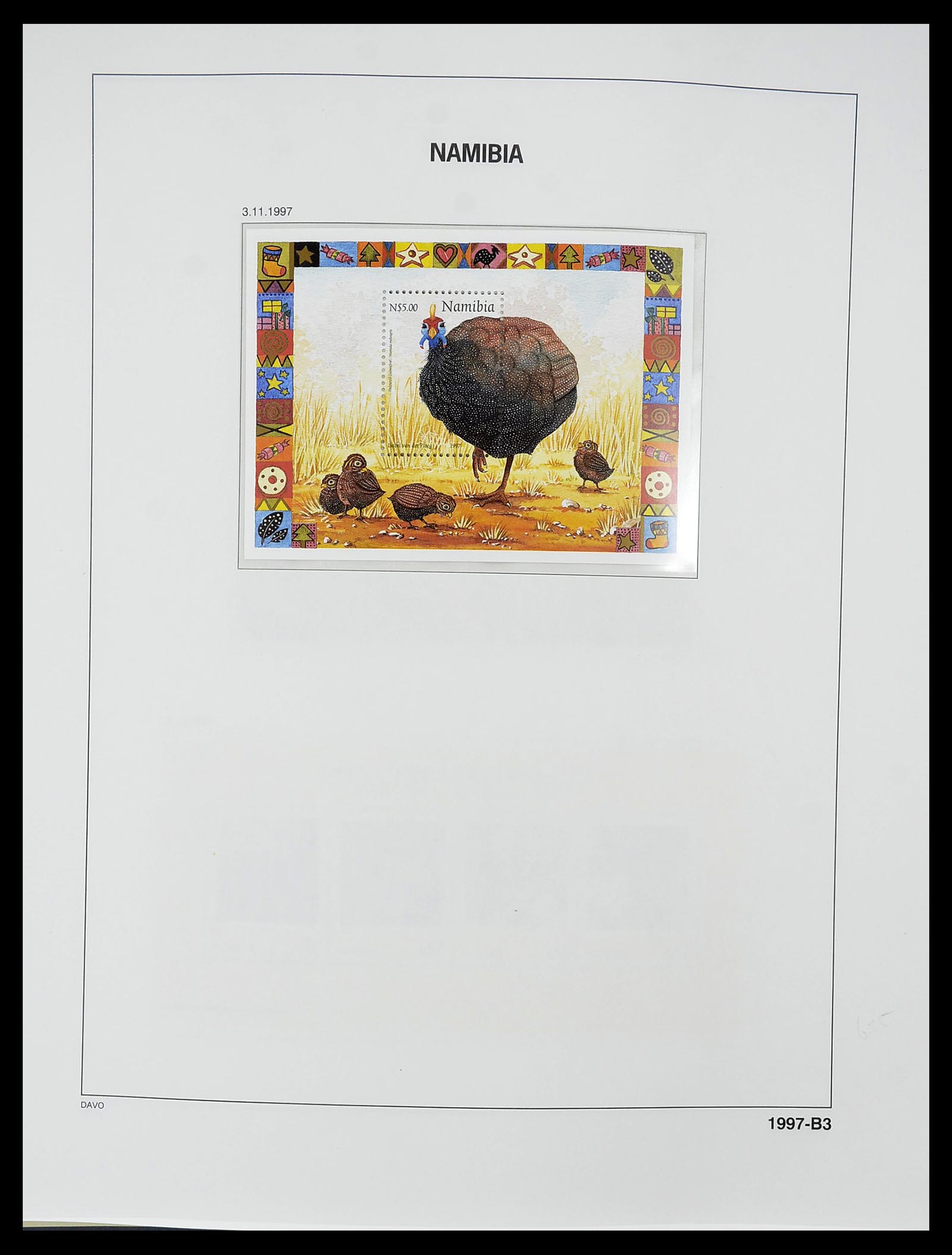 34702 091 - Postzegelverzameling 34702 Zuidwest Afrika/Namibië 1952-2000.