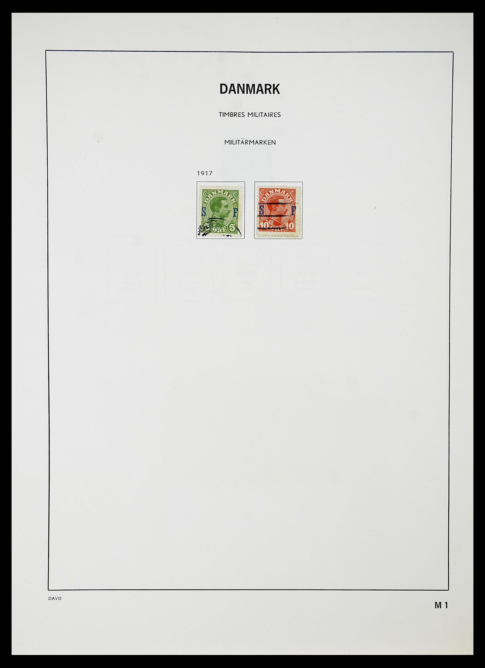 34704 052 - Postzegelverzameling 34704 Denemarken 1851-1985.