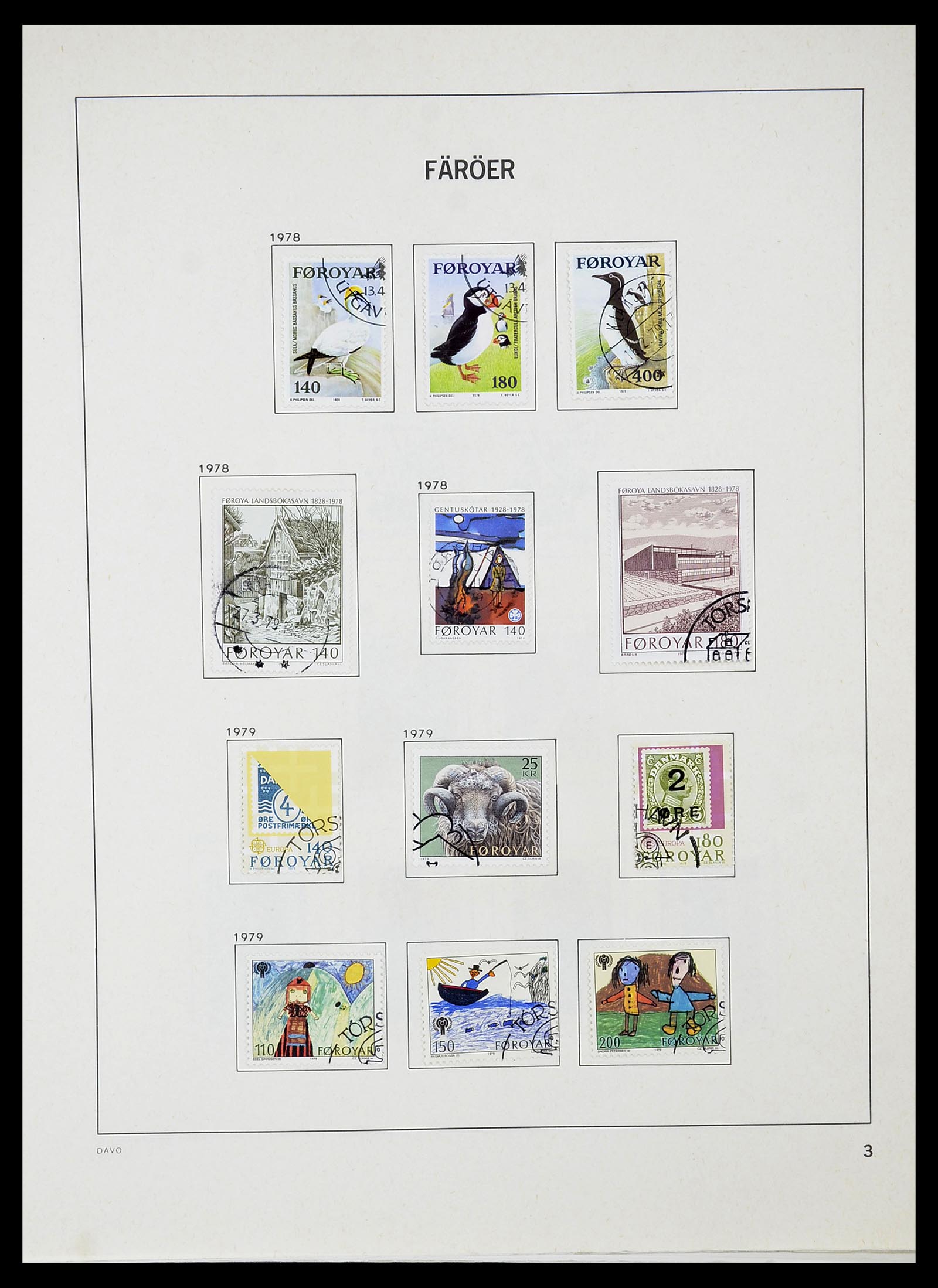 34704 056 - Postzegelverzameling 34704 Denemarken 1851-1985.