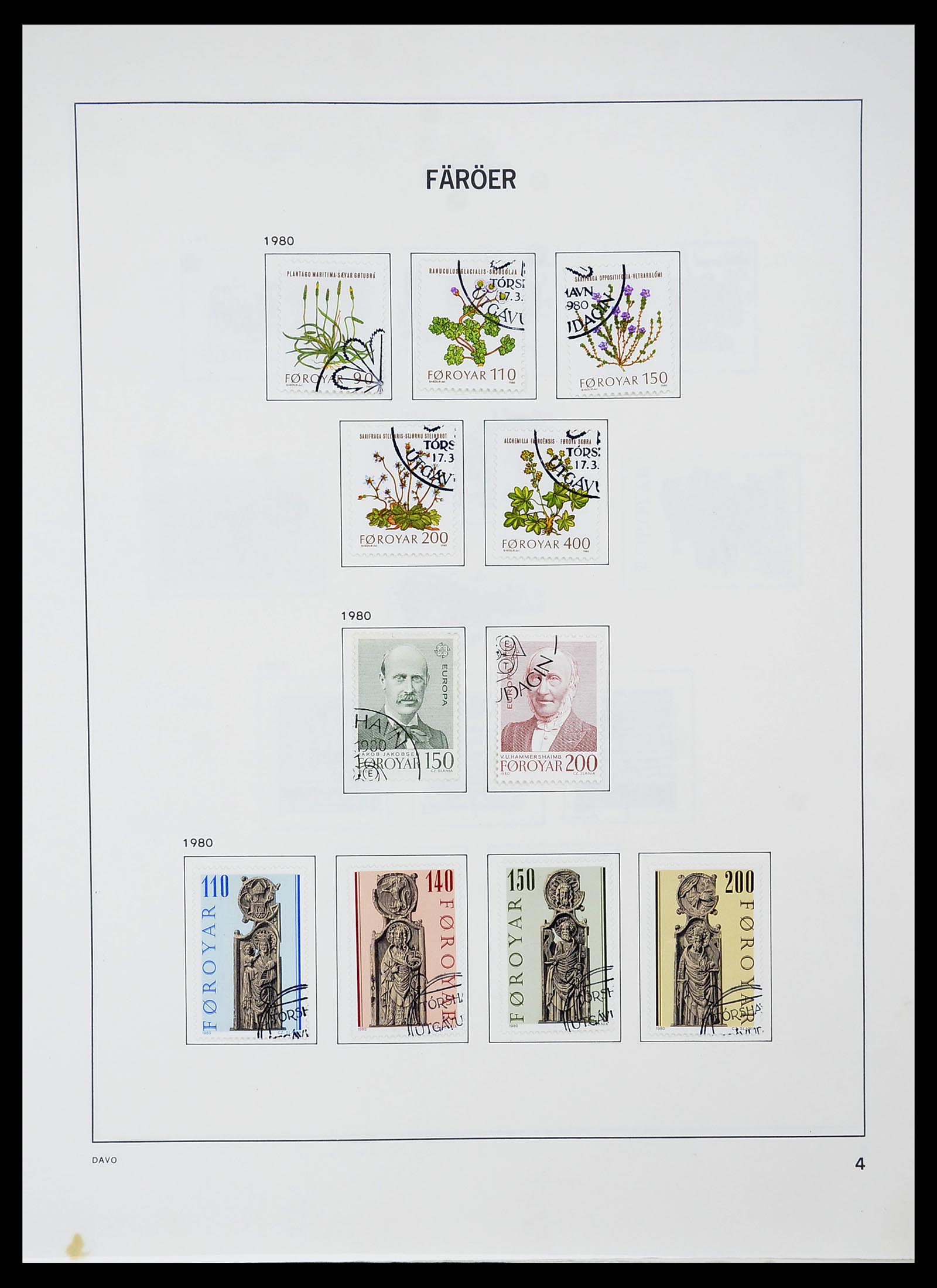 34704 057 - Postzegelverzameling 34704 Denemarken 1851-1985.