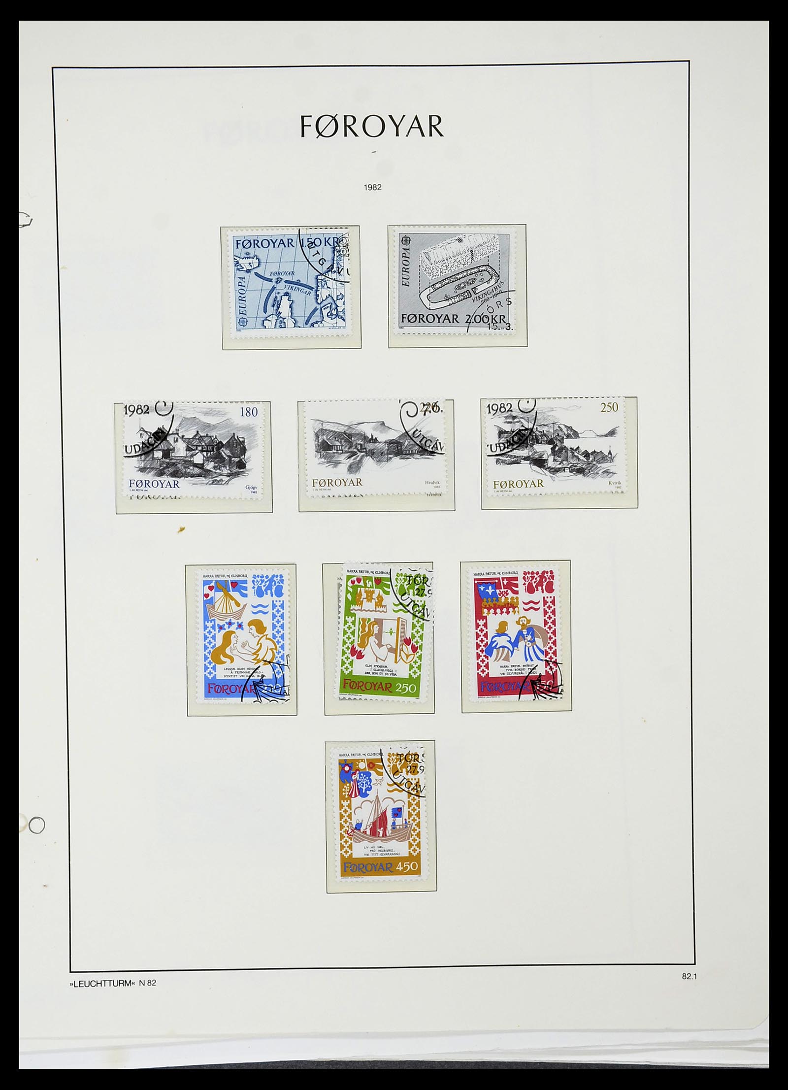34704 059 - Postzegelverzameling 34704 Denemarken 1851-1985.
