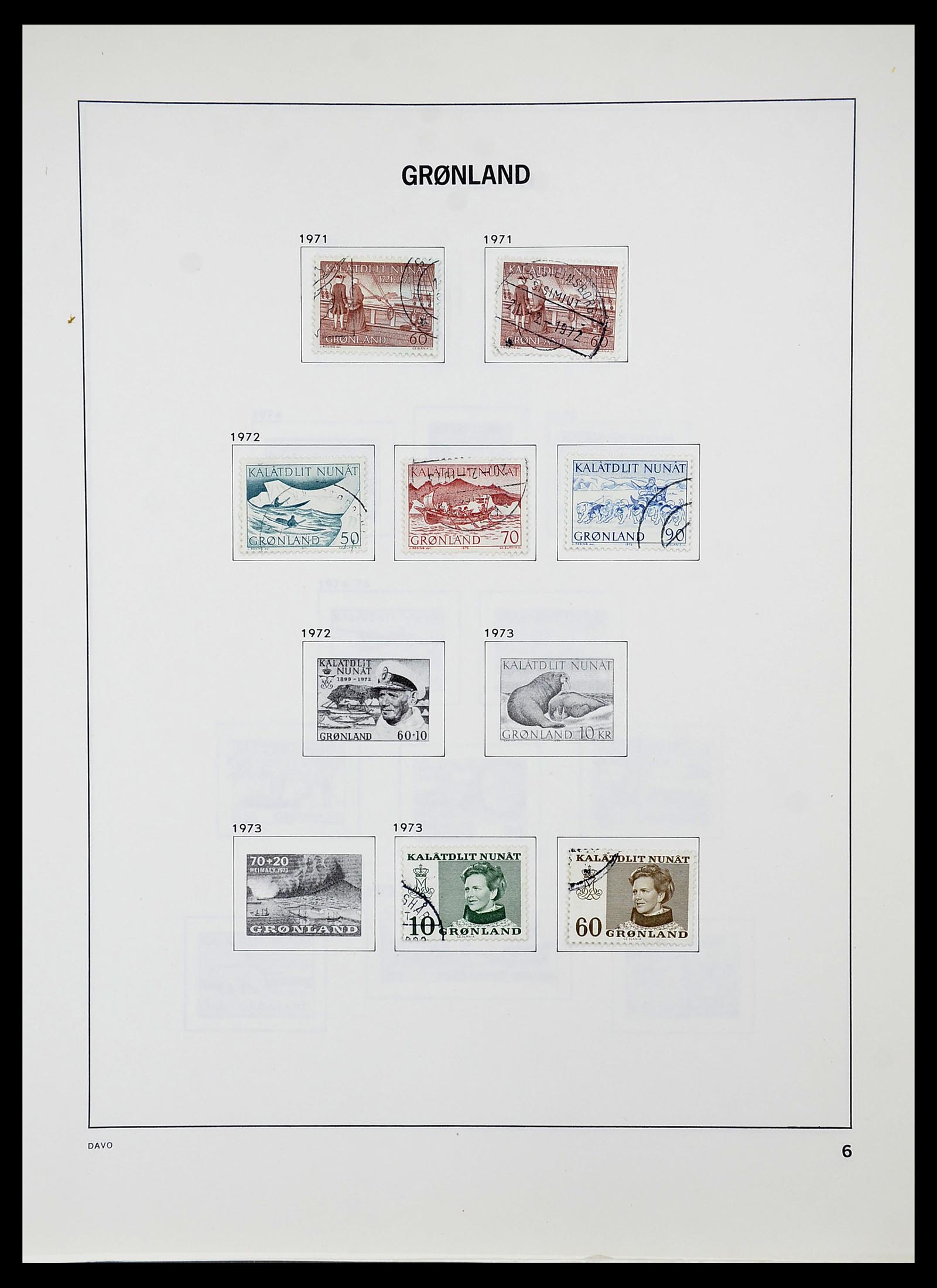 34704 081 - Postzegelverzameling 34704 Denemarken 1851-1985.