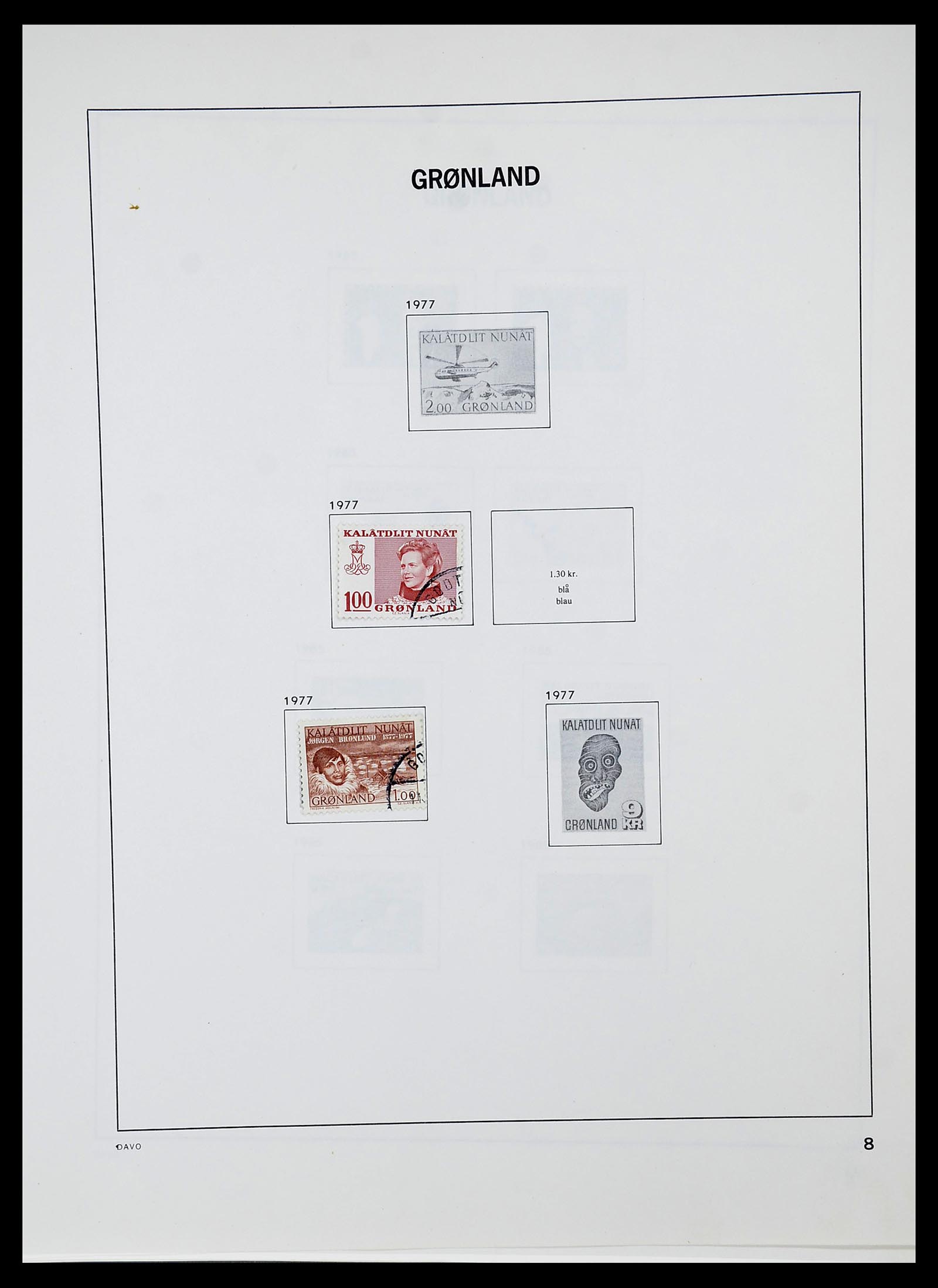 34704 082 - Postzegelverzameling 34704 Denemarken 1851-1985.