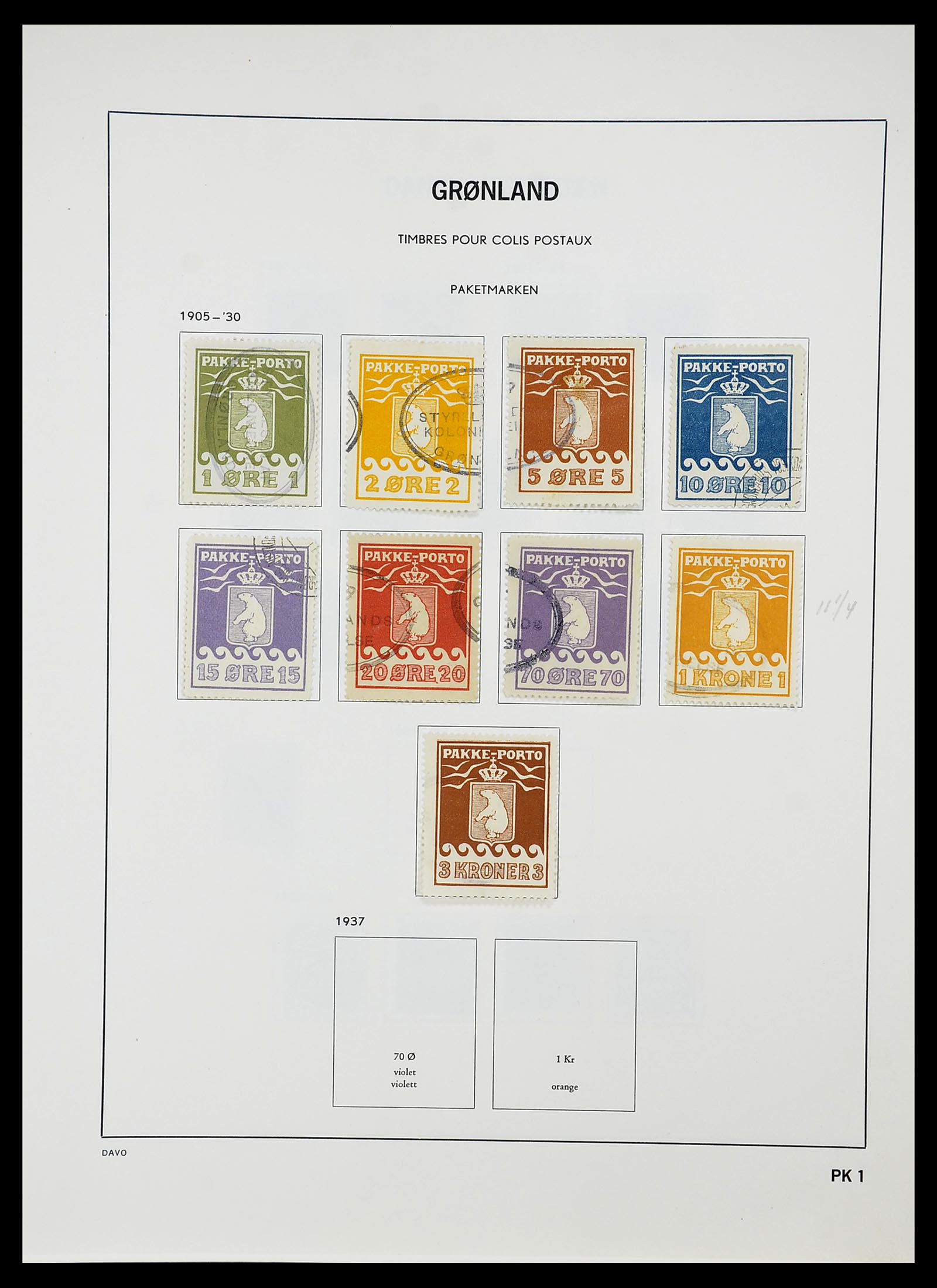 34704 083 - Postzegelverzameling 34704 Denemarken 1851-1985.