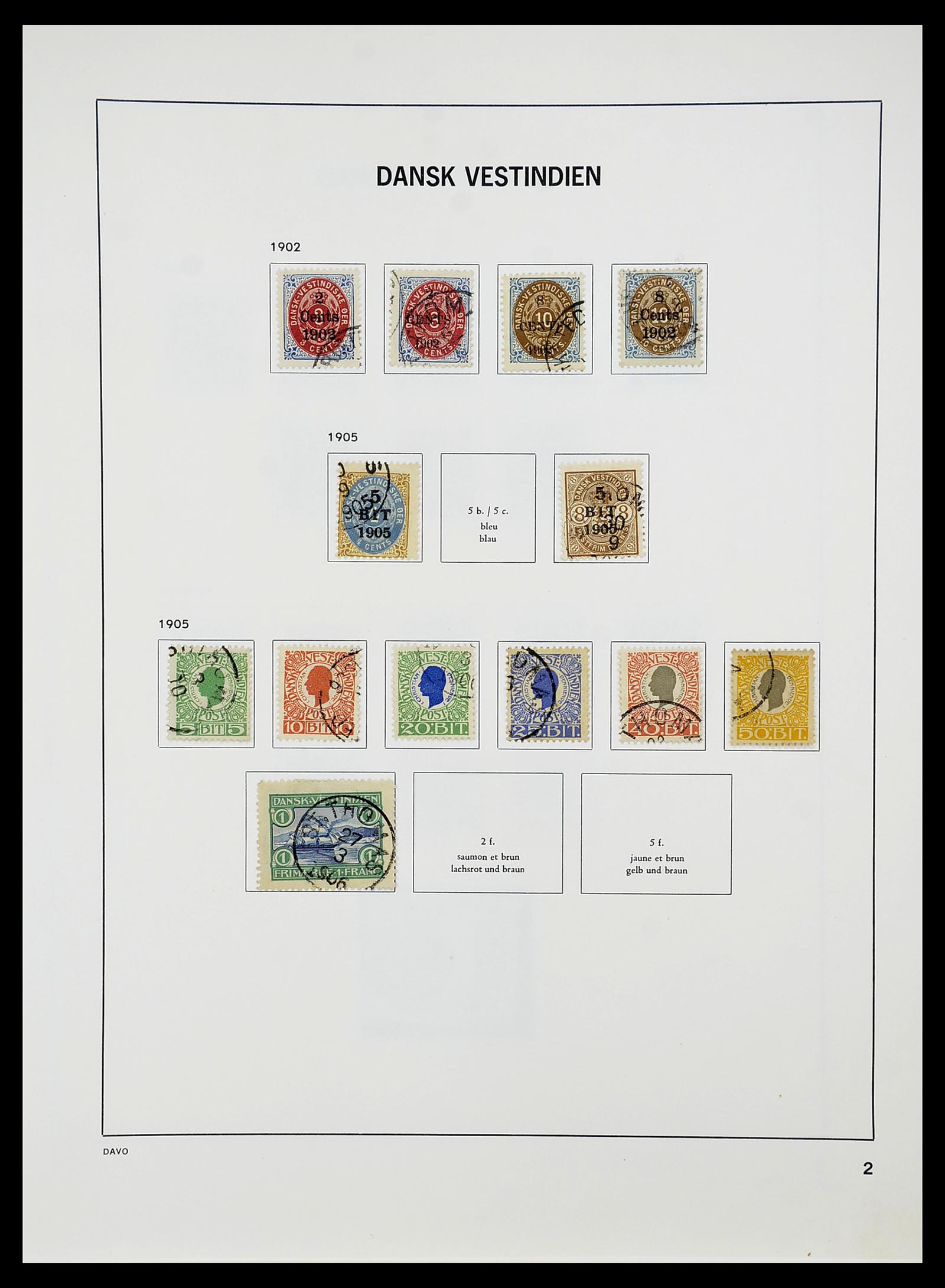 34704 085 - Postzegelverzameling 34704 Denemarken 1851-1985.