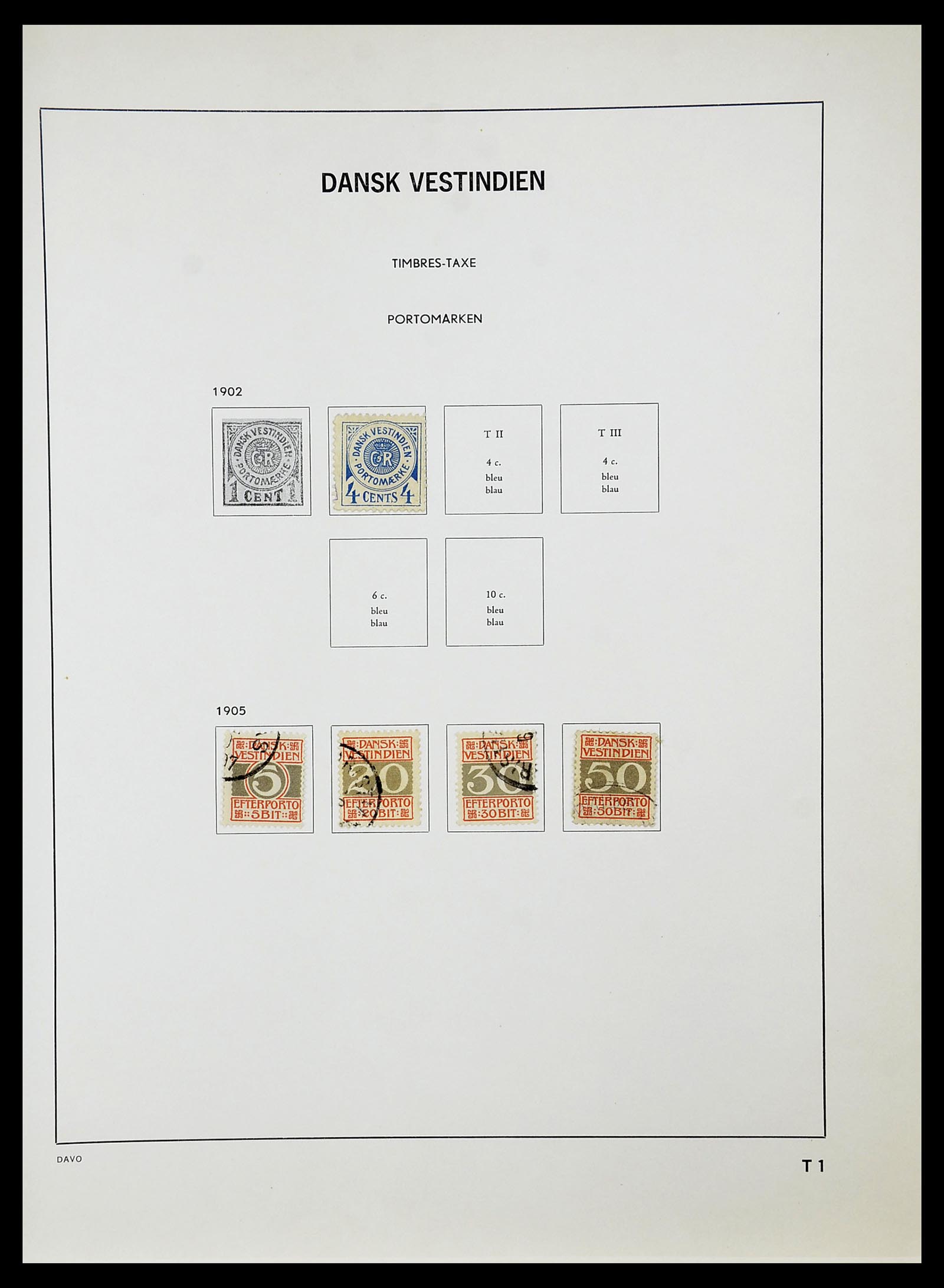 34704 087 - Postzegelverzameling 34704 Denemarken 1851-1985.