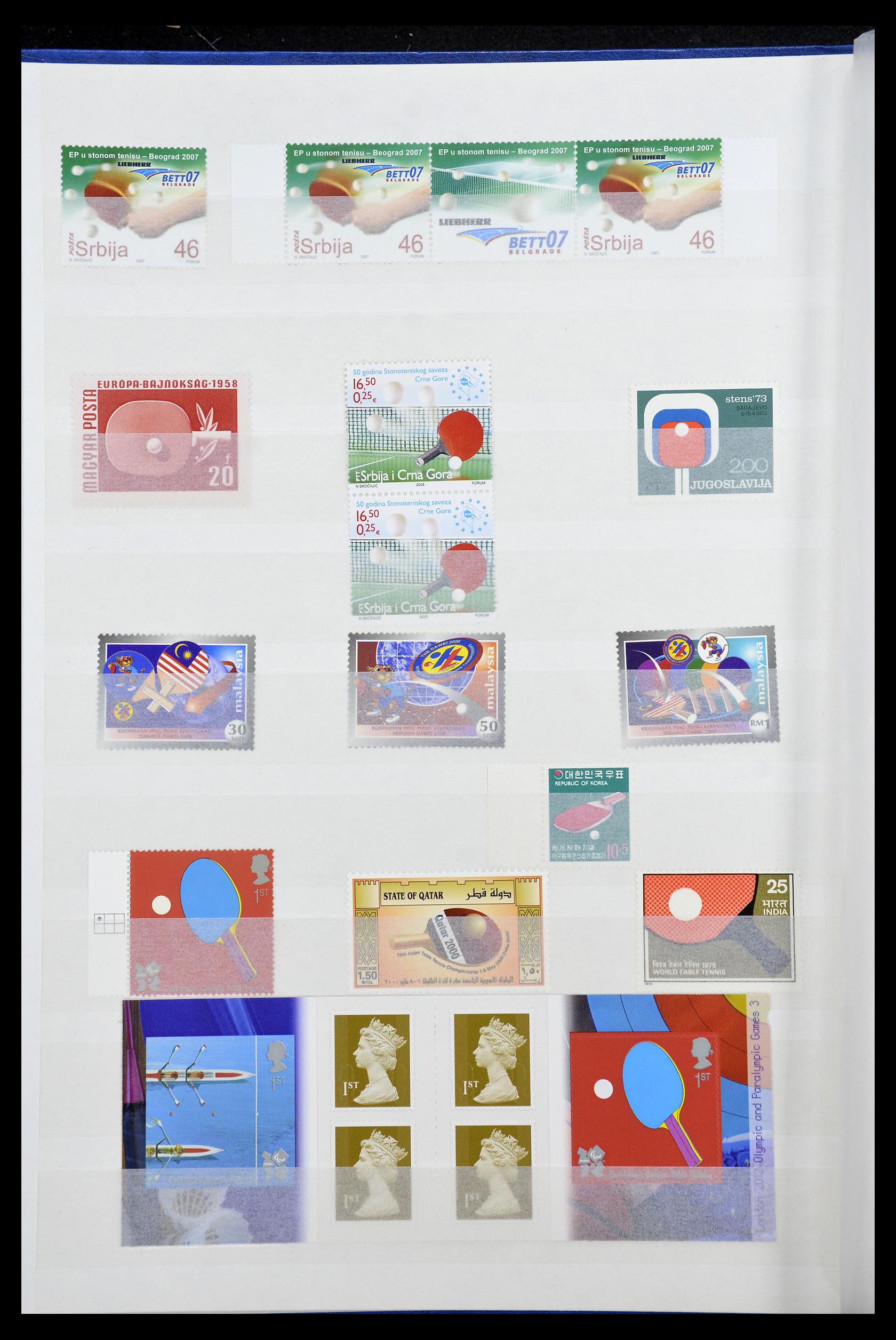 34705 004 - Postzegelverzameling 34705 Motief Fietsen 1897-2019!!