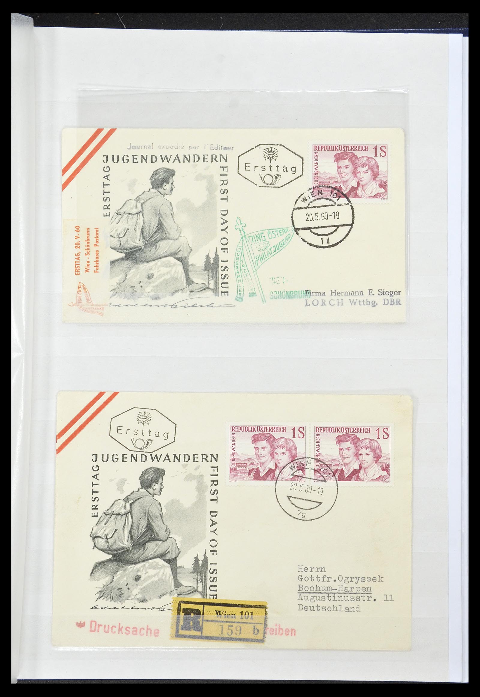 34705 062 - Postzegelverzameling 34705 Motief Fietsen 1897-2019!!