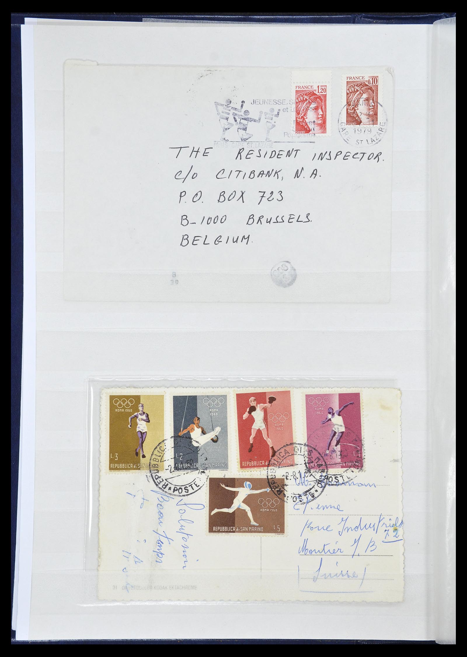 34705 068 - Postzegelverzameling 34705 Motief Fietsen 1897-2019!!