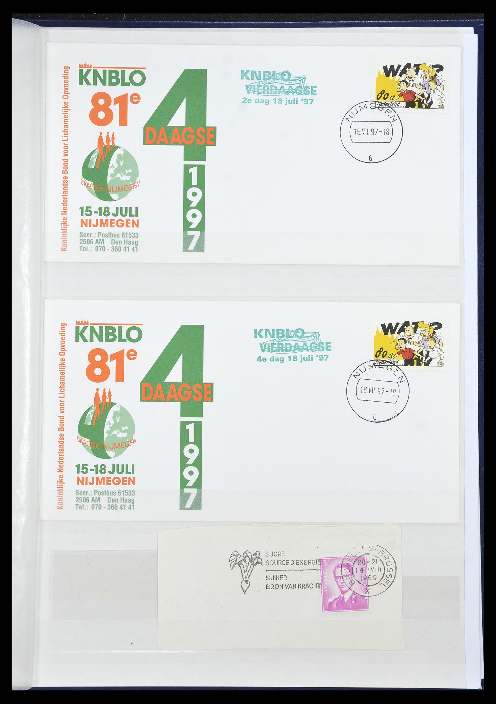 34705 075 - Postzegelverzameling 34705 Motief Fietsen 1897-2019!!