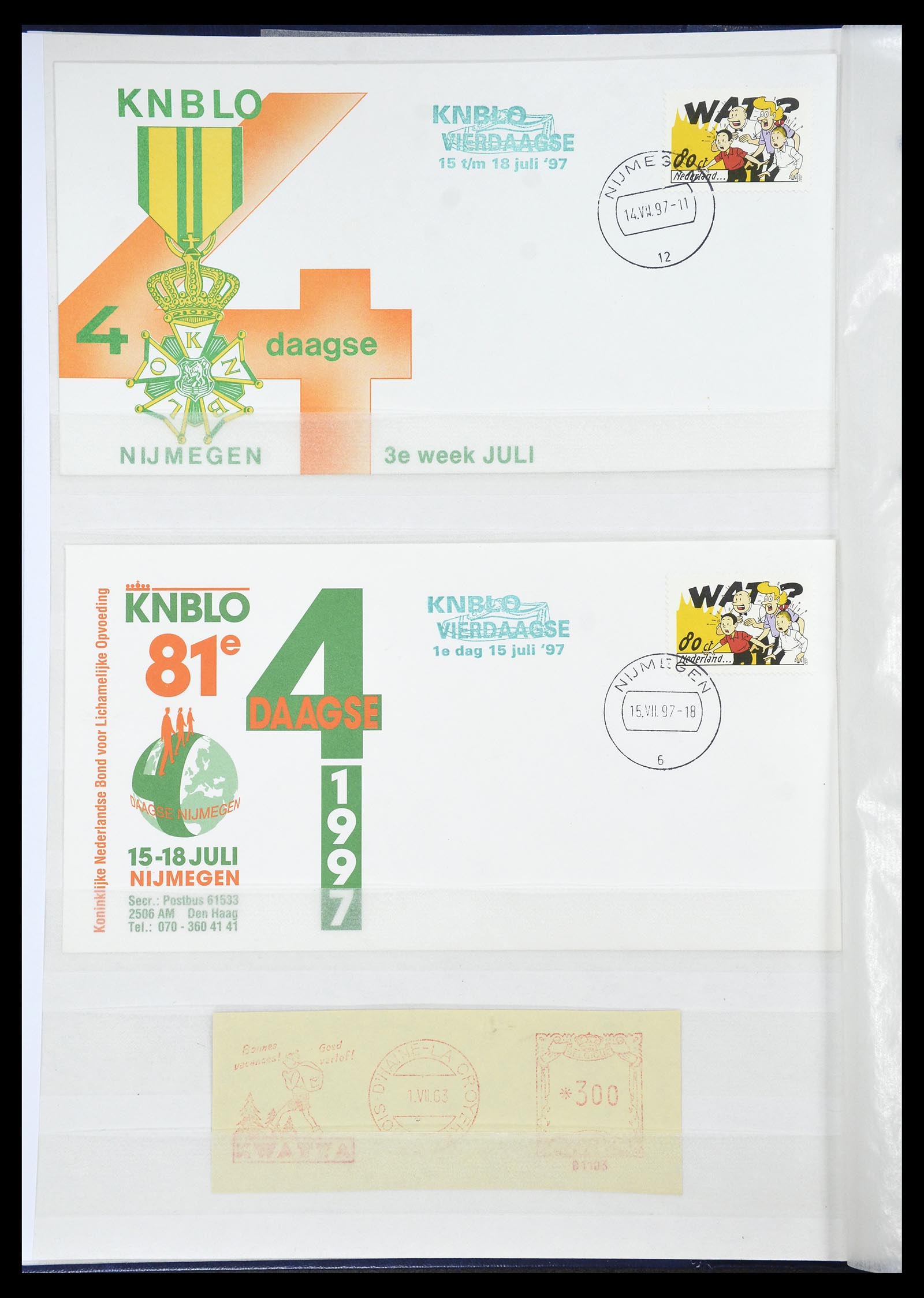 34705 076 - Postzegelverzameling 34705 Motief Fietsen 1897-2019!!