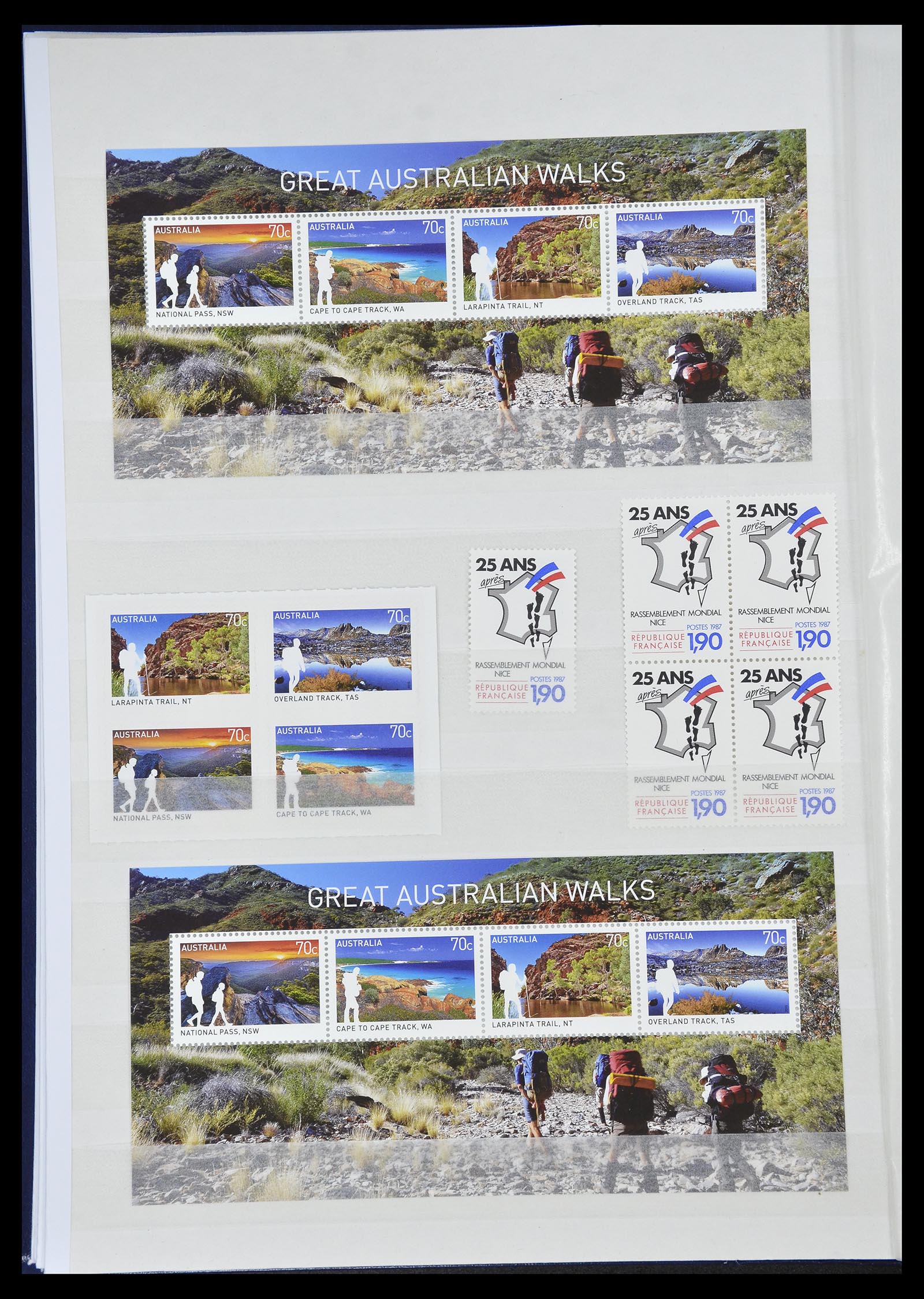 34705 081 - Postzegelverzameling 34705 Motief Fietsen 1897-2019!!