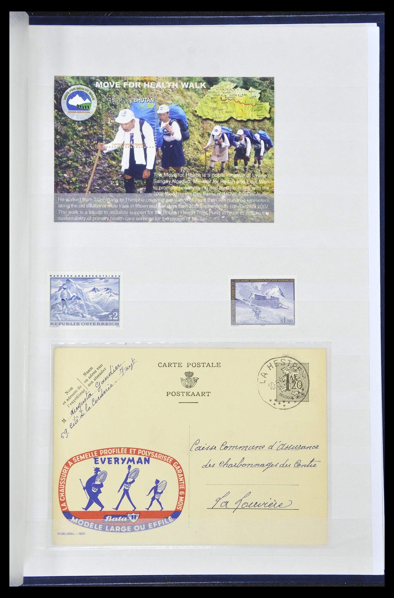 34705 082 - Postzegelverzameling 34705 Motief Fietsen 1897-2019!!