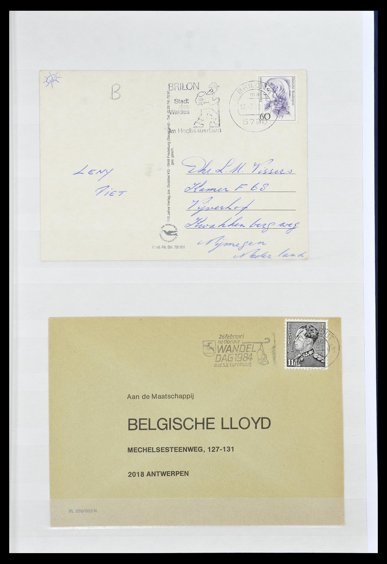 34705 083 - Postzegelverzameling 34705 Motief Fietsen 1897-2019!!