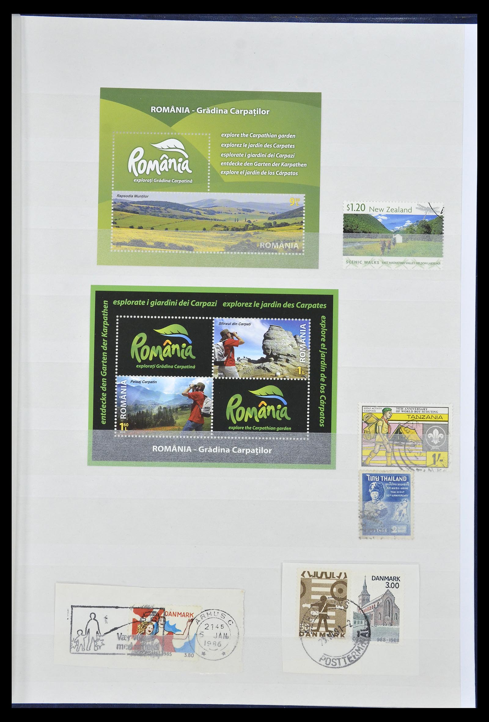 34705 090 - Postzegelverzameling 34705 Motief Fietsen 1897-2019!!