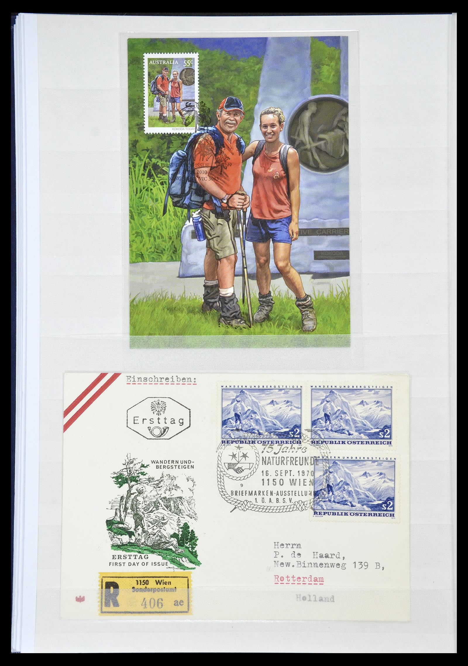 34705 093 - Postzegelverzameling 34705 Motief Fietsen 1897-2019!!