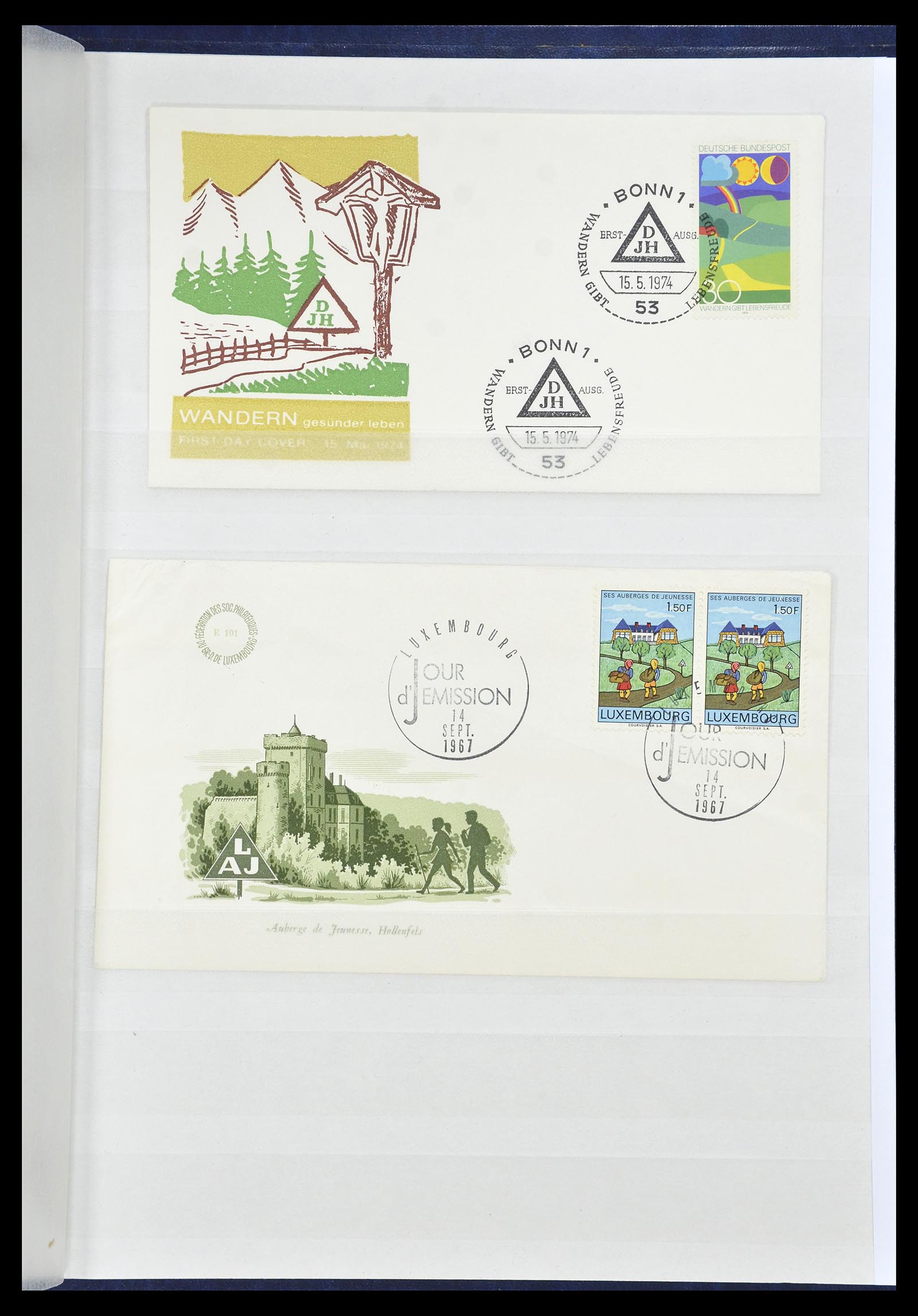 34705 095 - Postzegelverzameling 34705 Motief Fietsen 1897-2019!!
