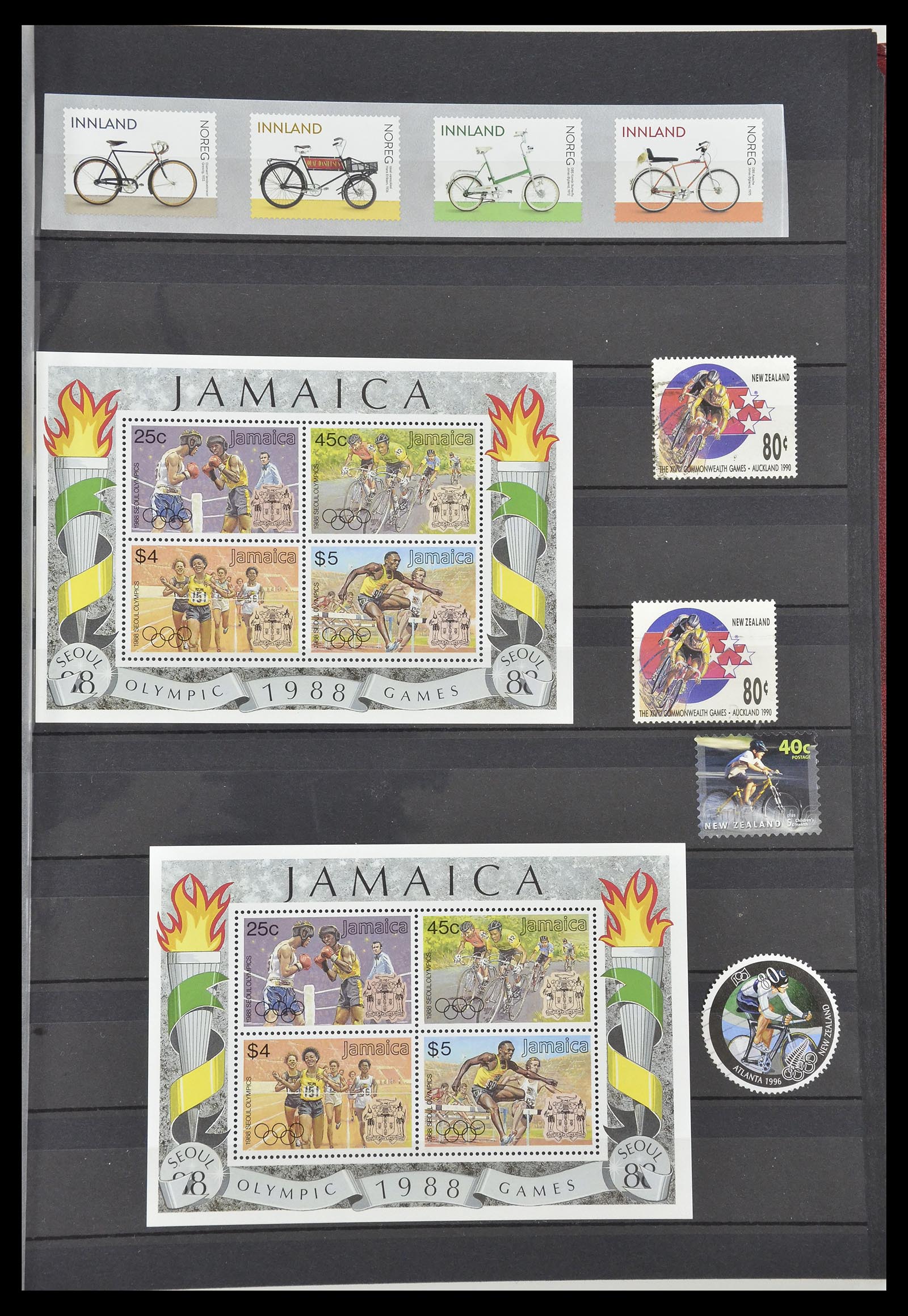 34705 912 - Stamp Collection 34705 Thematic Bicycles 1897-2019!!