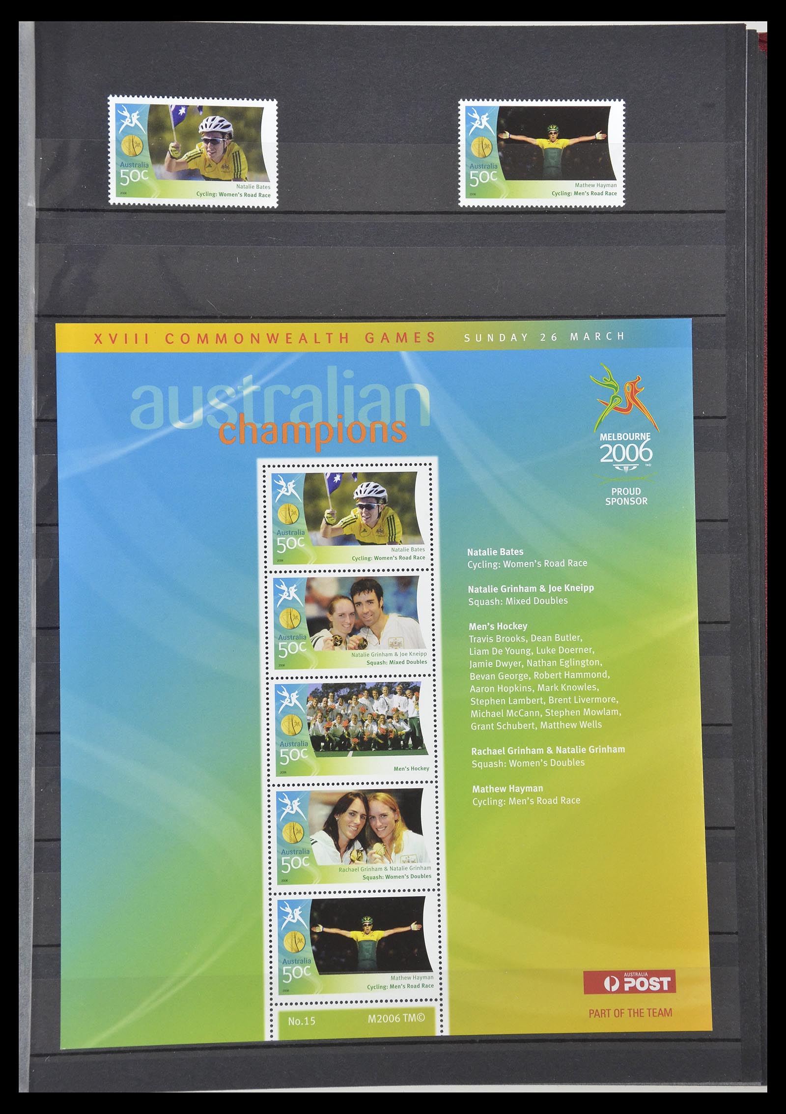 34705 922 - Postzegelverzameling 34705 Motief Fietsen 1897-2019!!