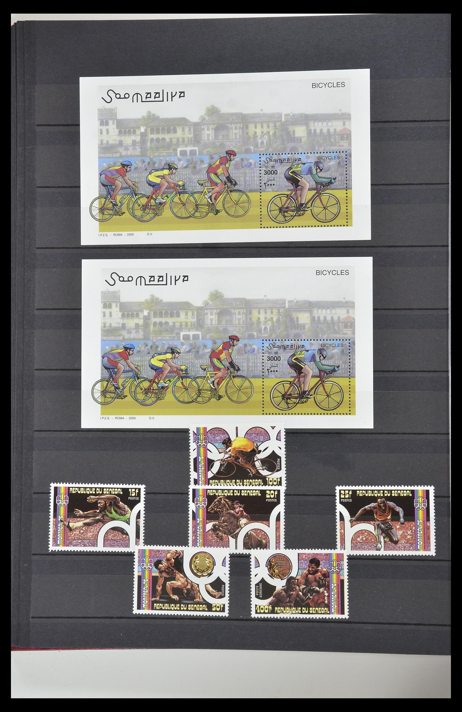 34705 929 - Postzegelverzameling 34705 Motief Fietsen 1897-2019!!
