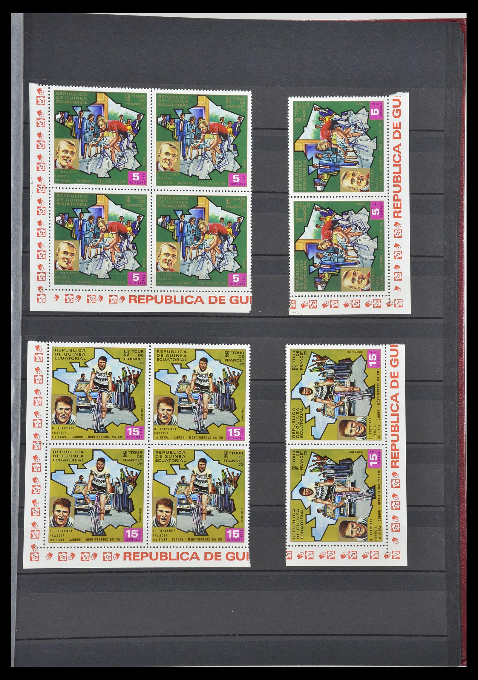 34705 935 - Postzegelverzameling 34705 Motief Fietsen 1897-2019!!